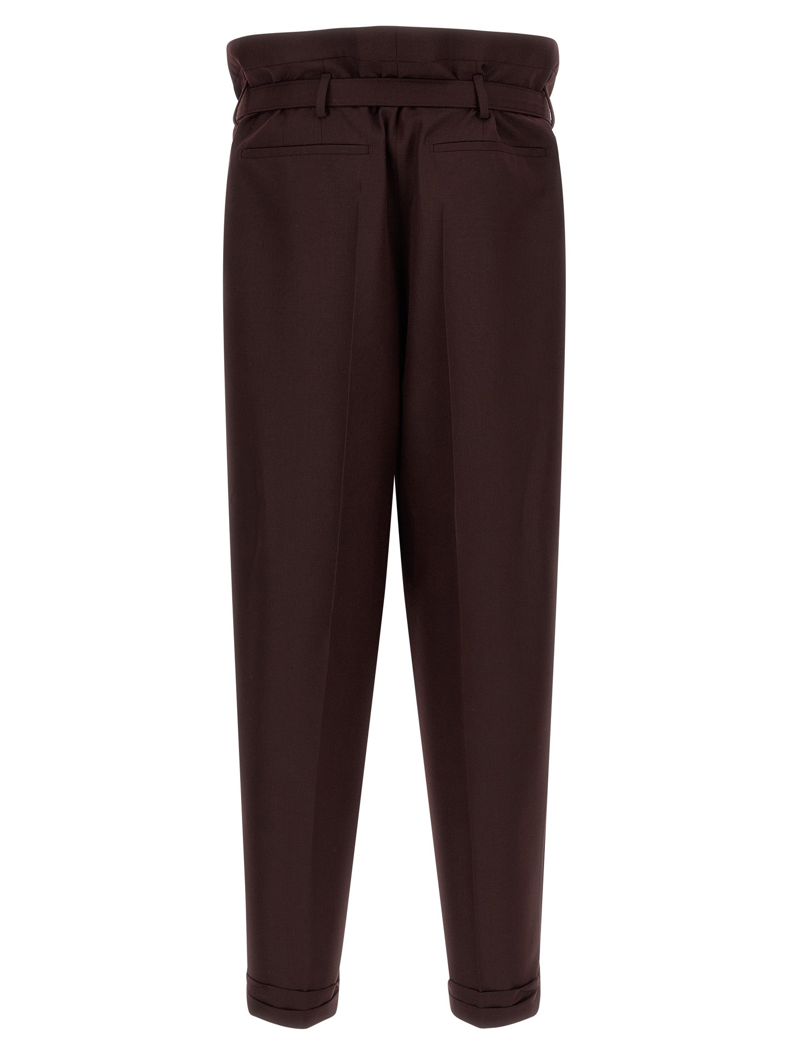 Saint Laurent Purple Wool Casual Men's Pants