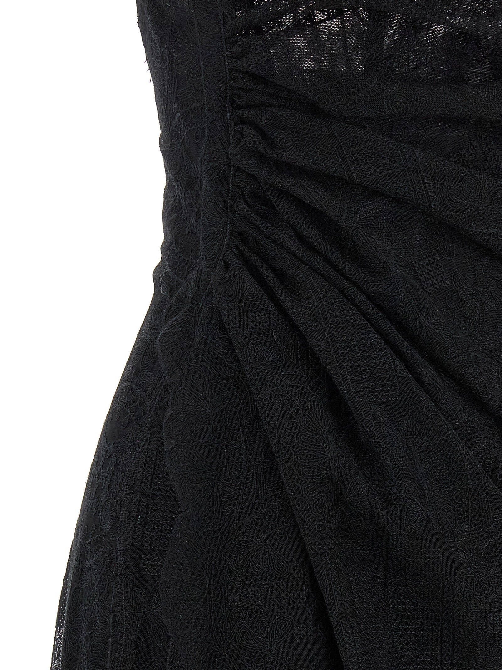 Ermanno Scervino Black Polyester Long Women's Dress