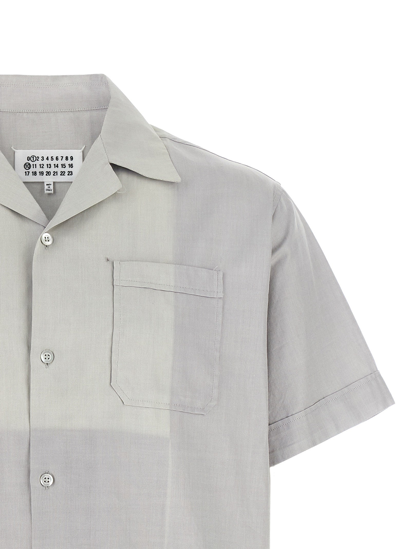 Maison Margiela Gray Cotton Men's Blouse
