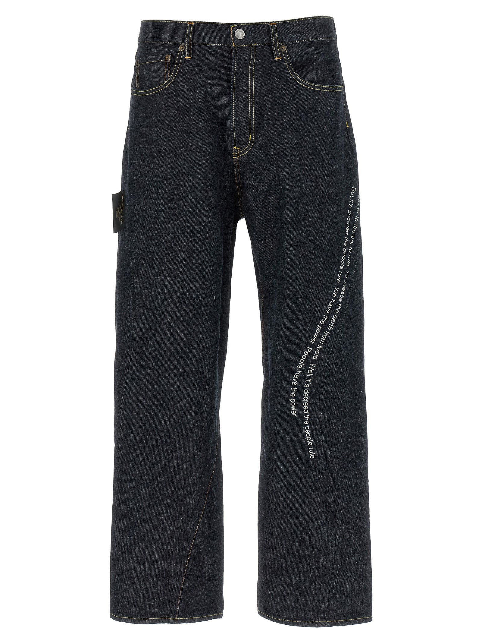 Undercover Blue Cotton Jeans Men's Denim