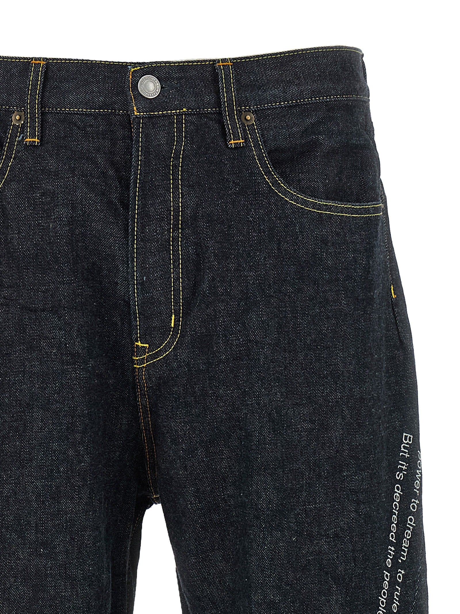 Undercover Blue Cotton Jeans Men's Denim