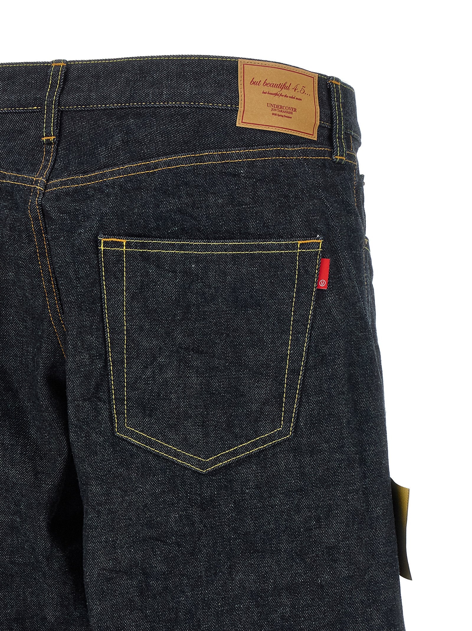 Undercover Blue Cotton Jeans Men's Denim