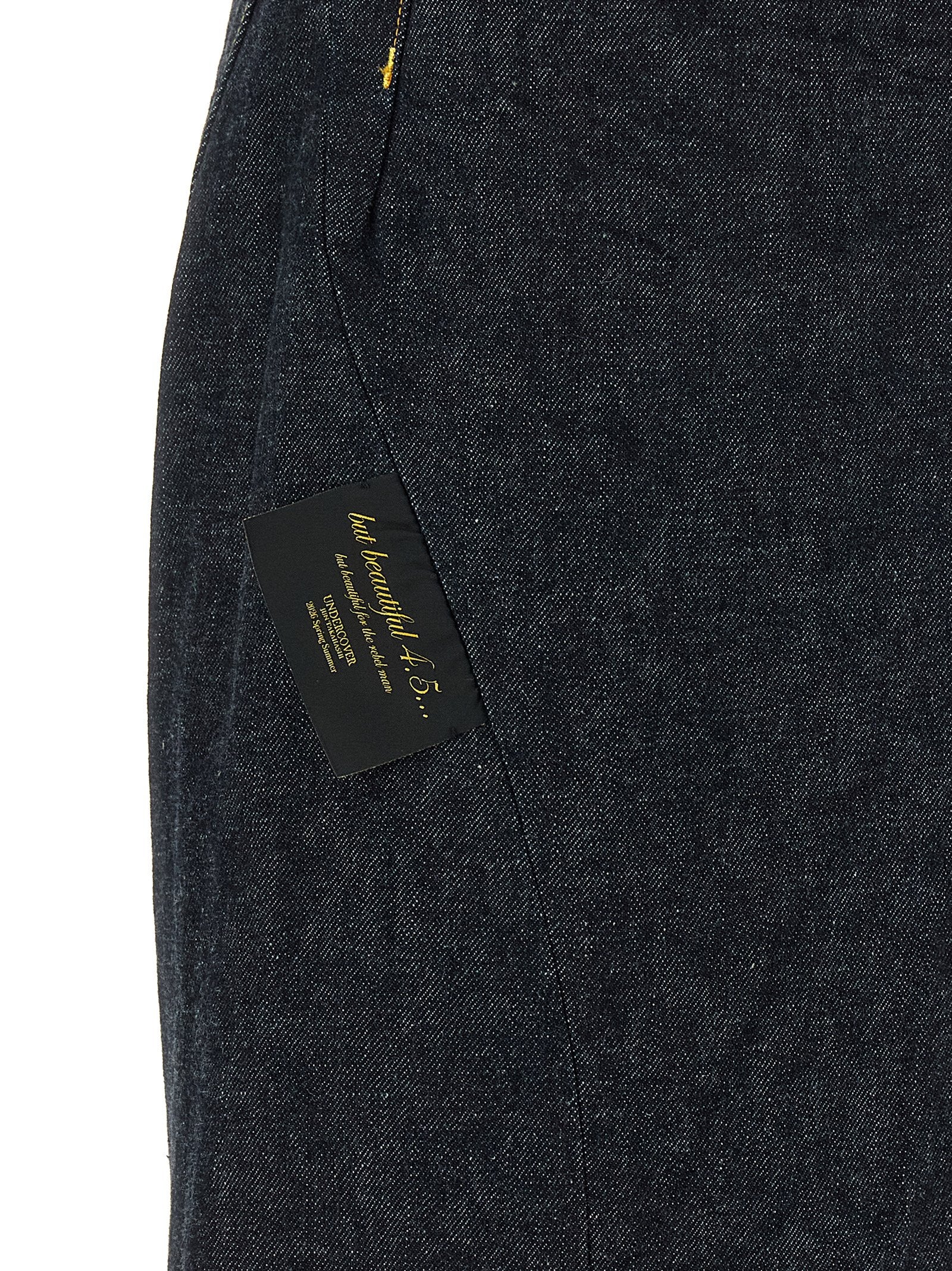 Undercover Blue Cotton Jeans Men's Denim