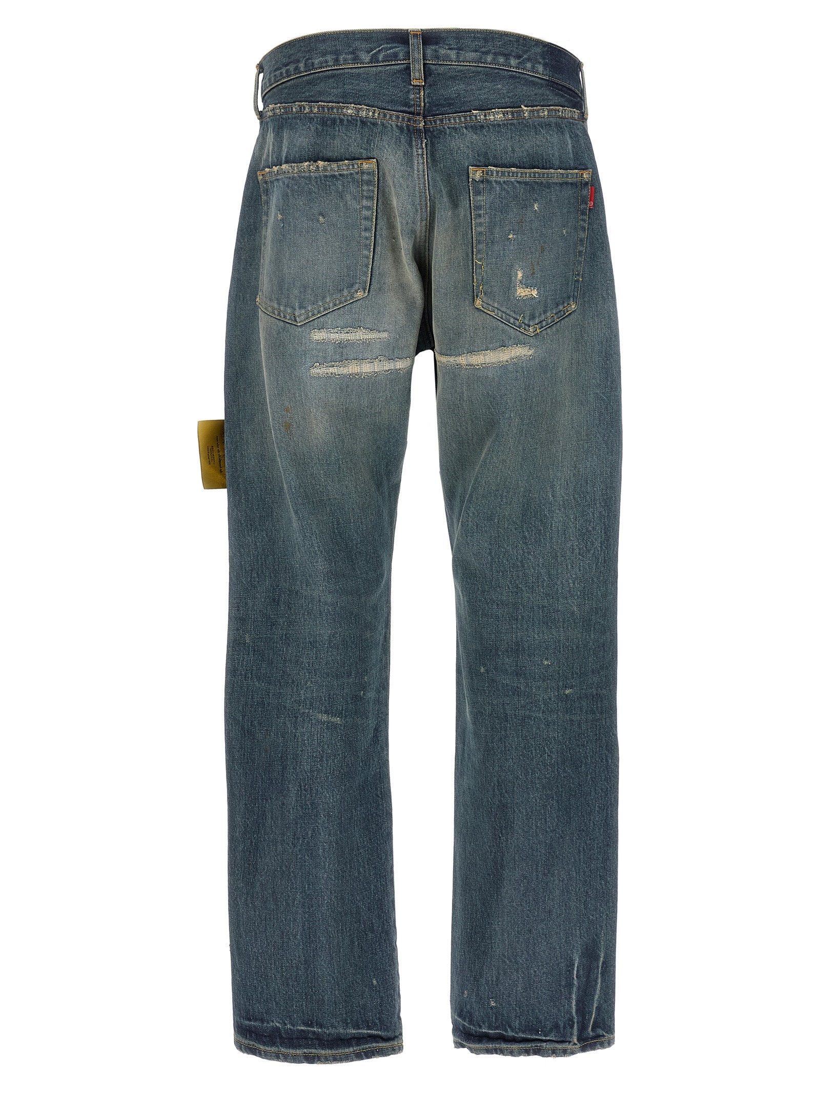Undercover Blue Cotton Jeans Men's Denim