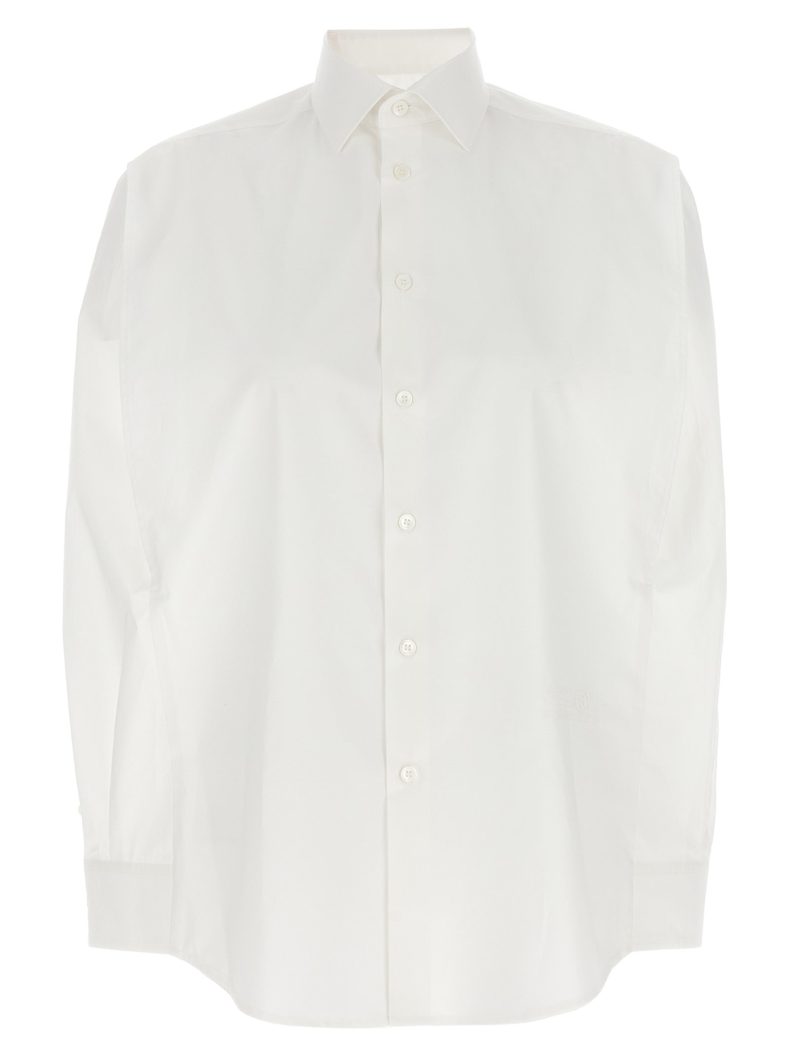 MM6 Maison Margiela White Cotton Women's Blouse