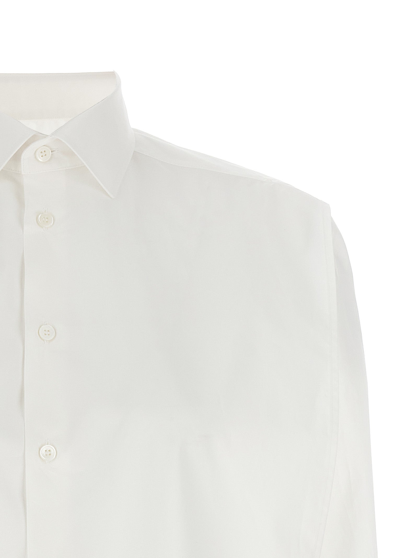 MM6 Maison Margiela White Cotton Women's Blouse