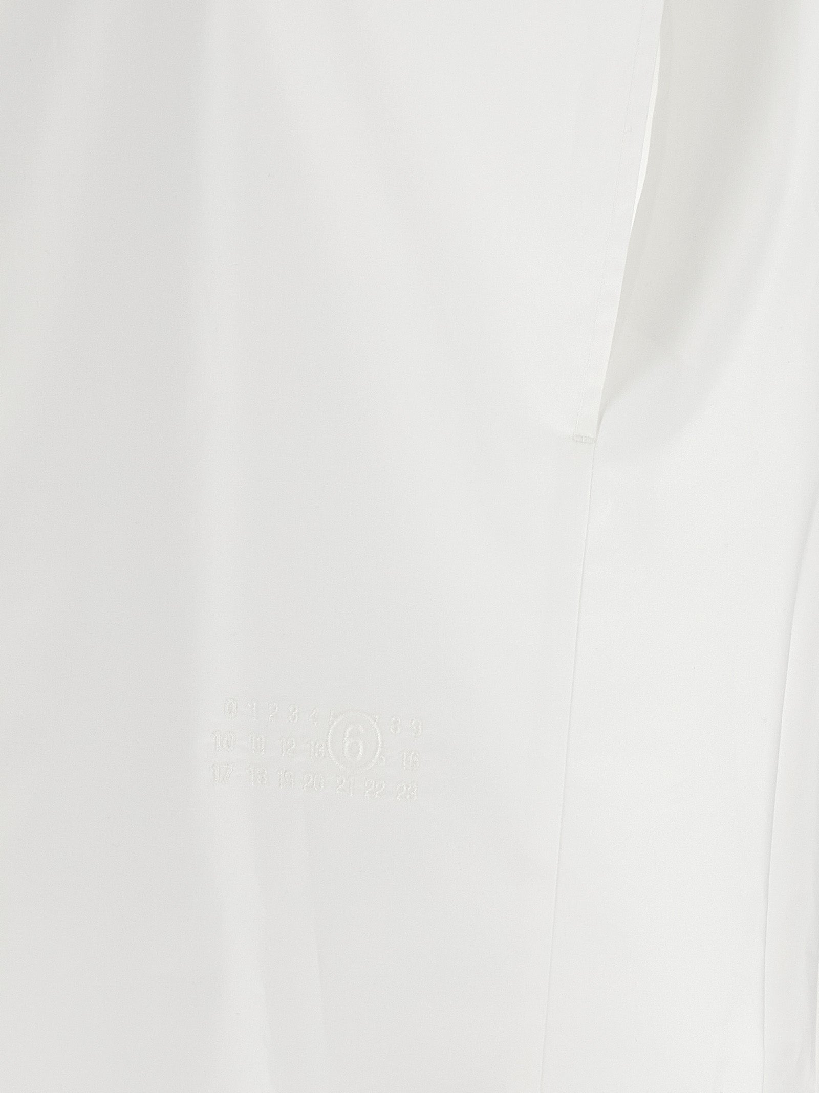 MM6 Maison Margiela White Cotton Women's Blouse