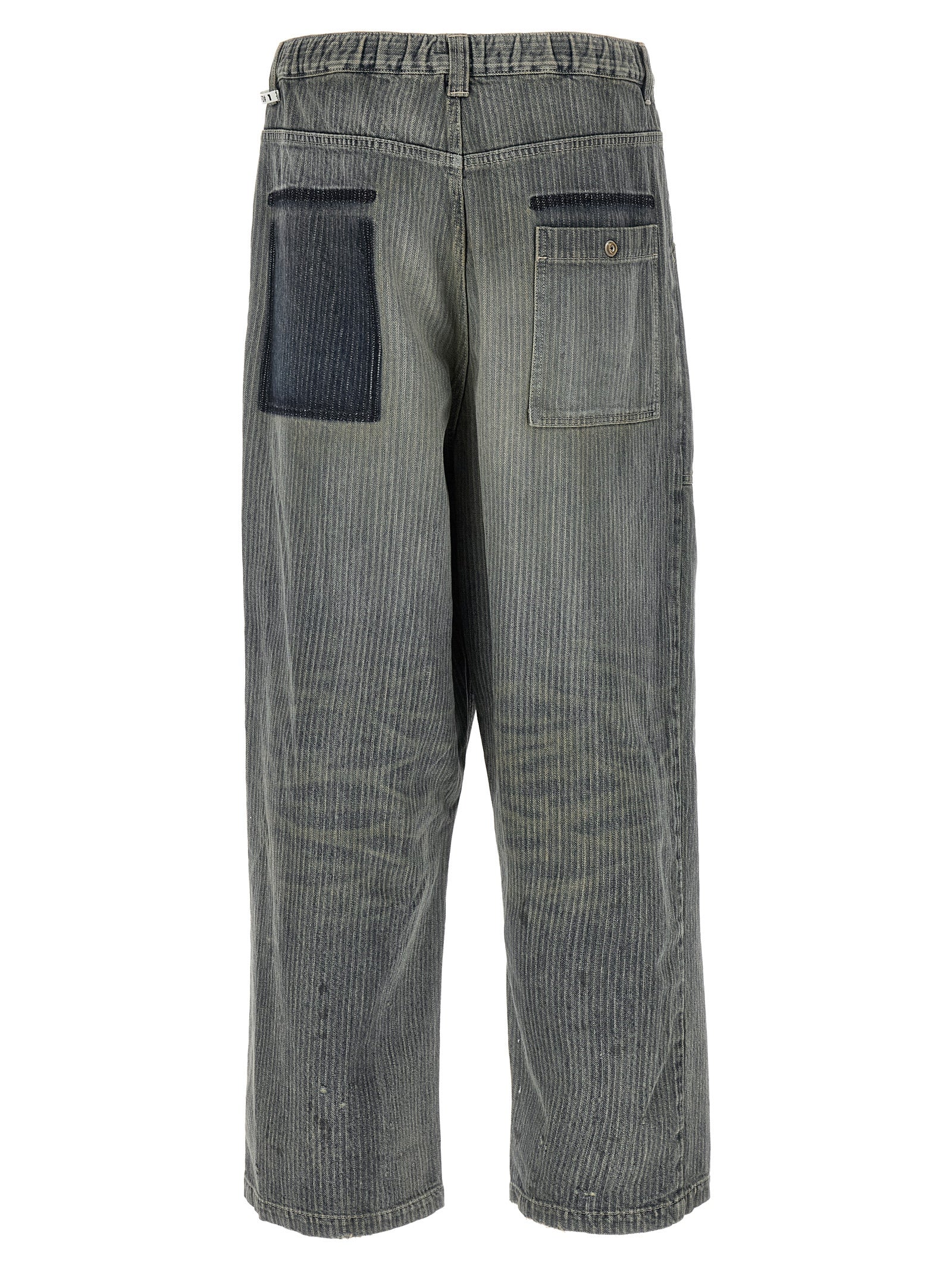 Maison Mihara Yasuhiro Blue Cotton Tapered Men's Jeans