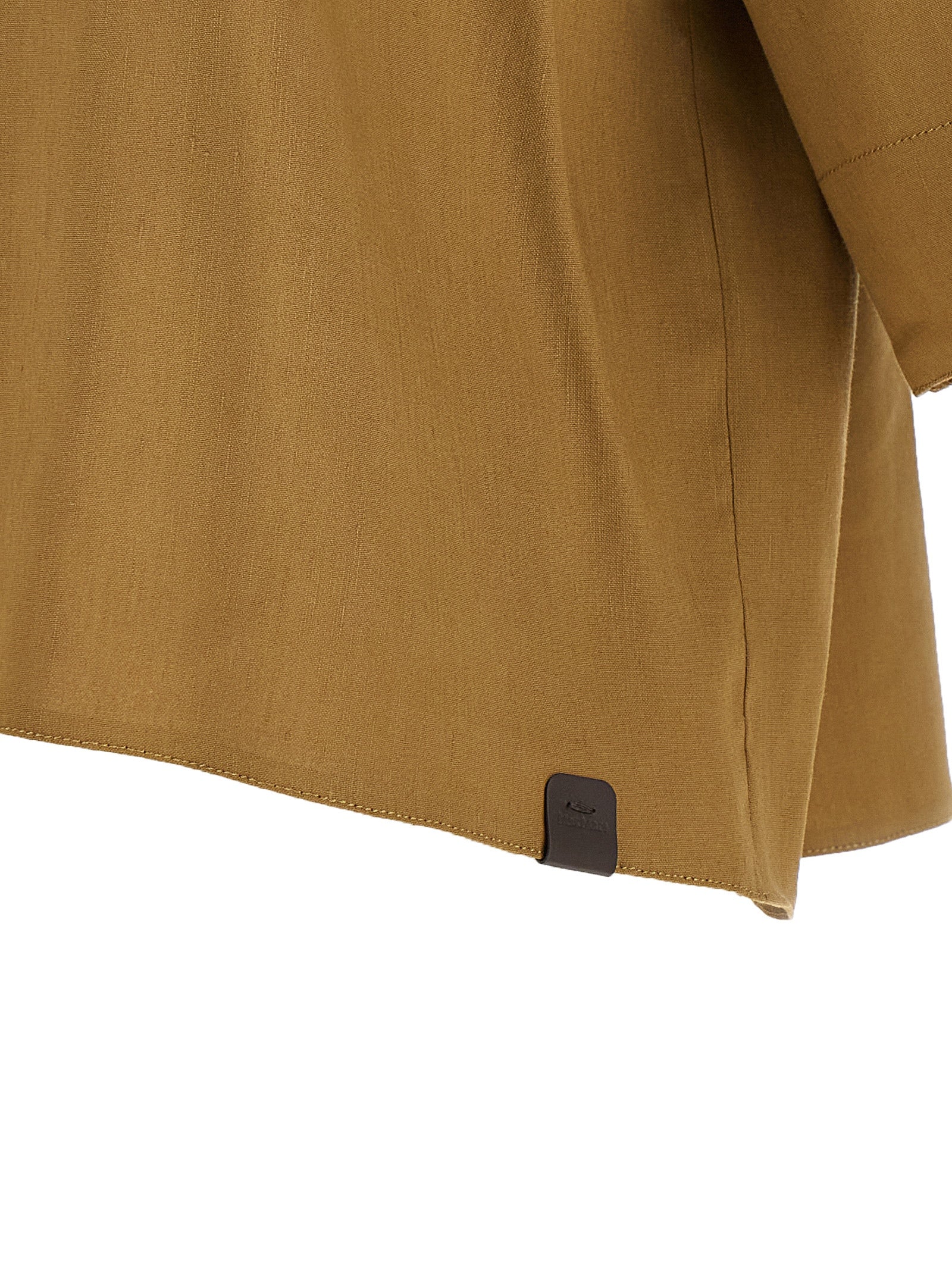 Max Mara Beige Linen Women's Blouse