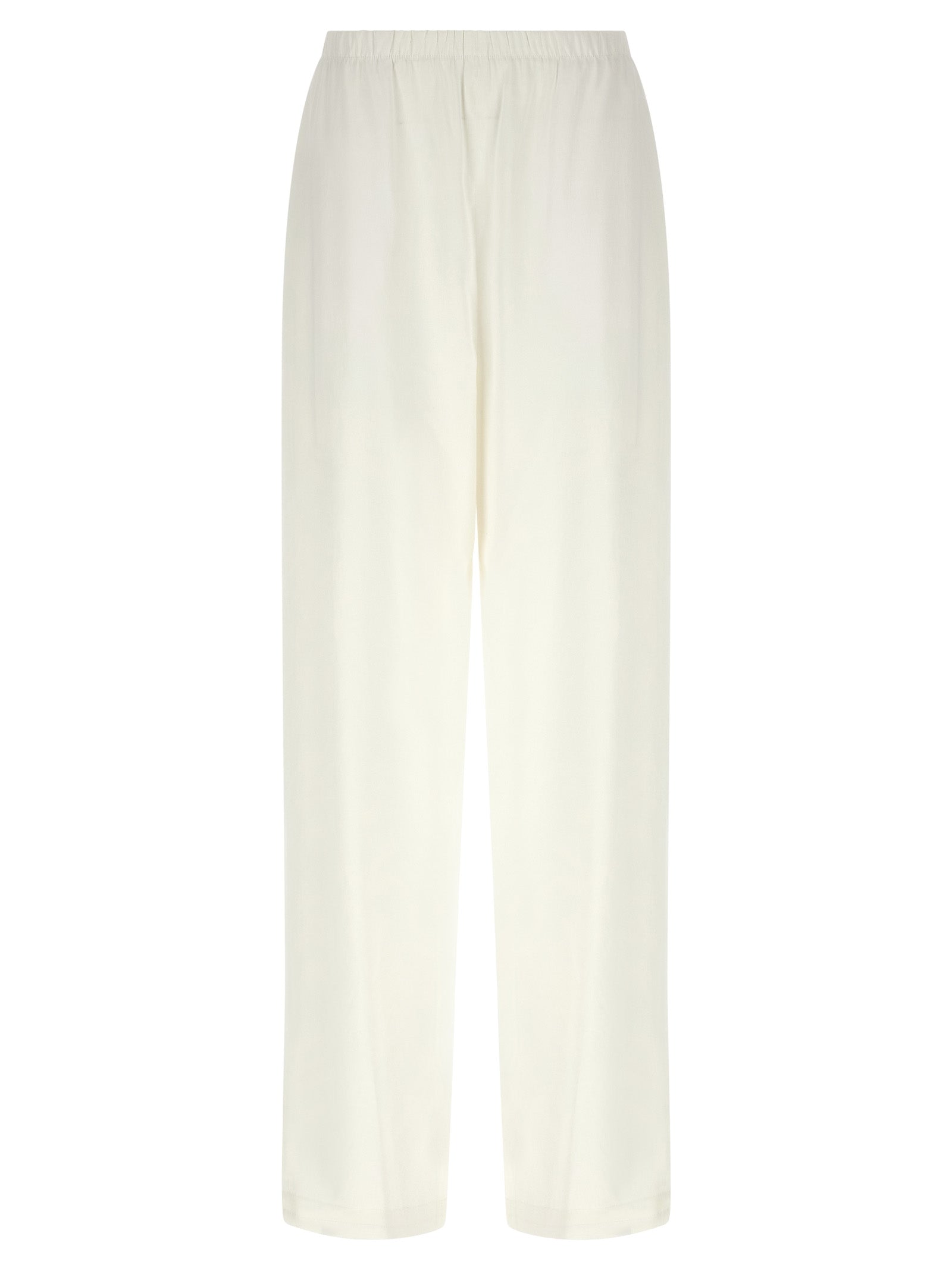 Max Mara White Linen Casual Women's Pants