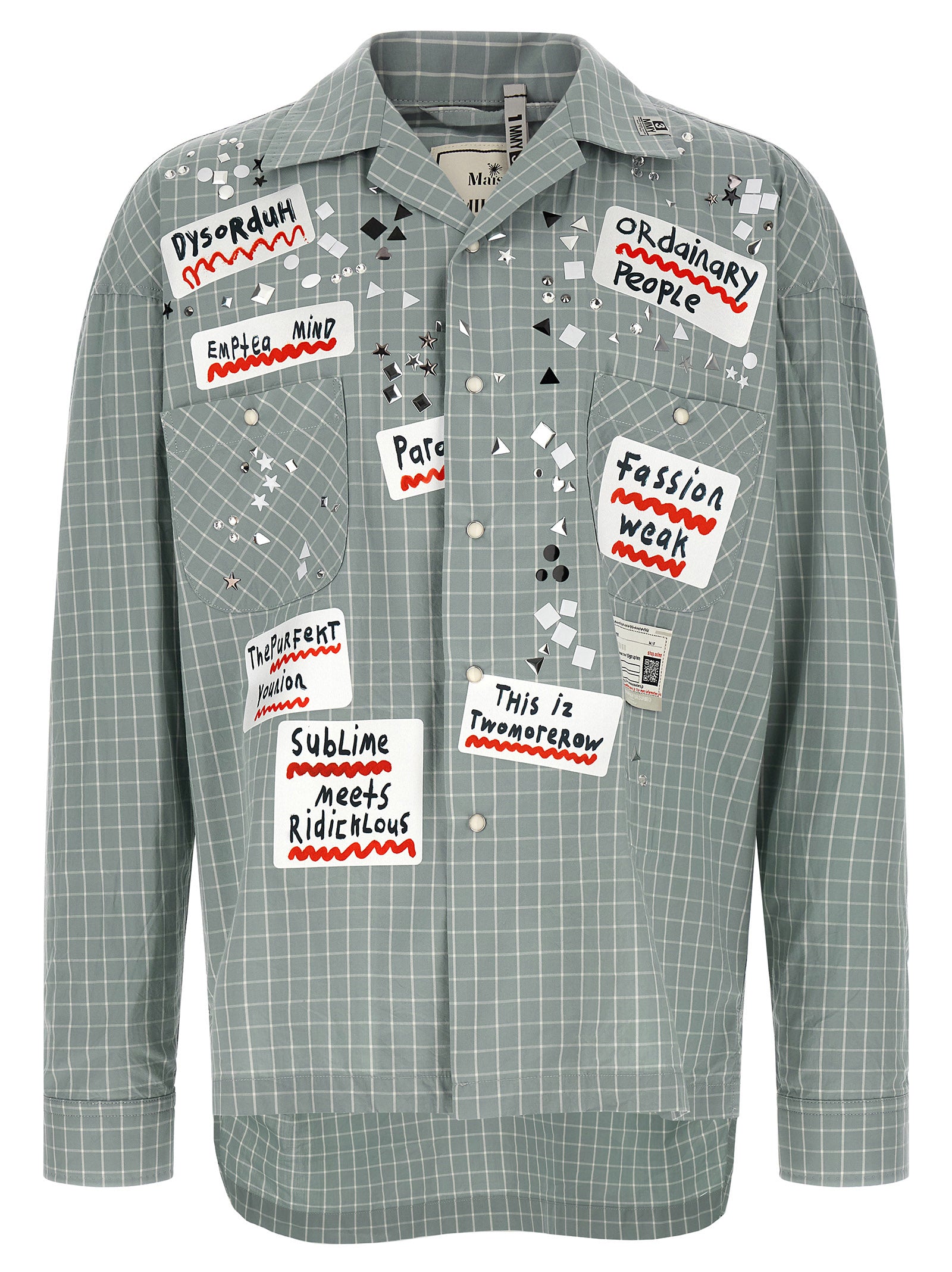 Maison Mihara Yasuhiro Blue Cotton Men's Blouse