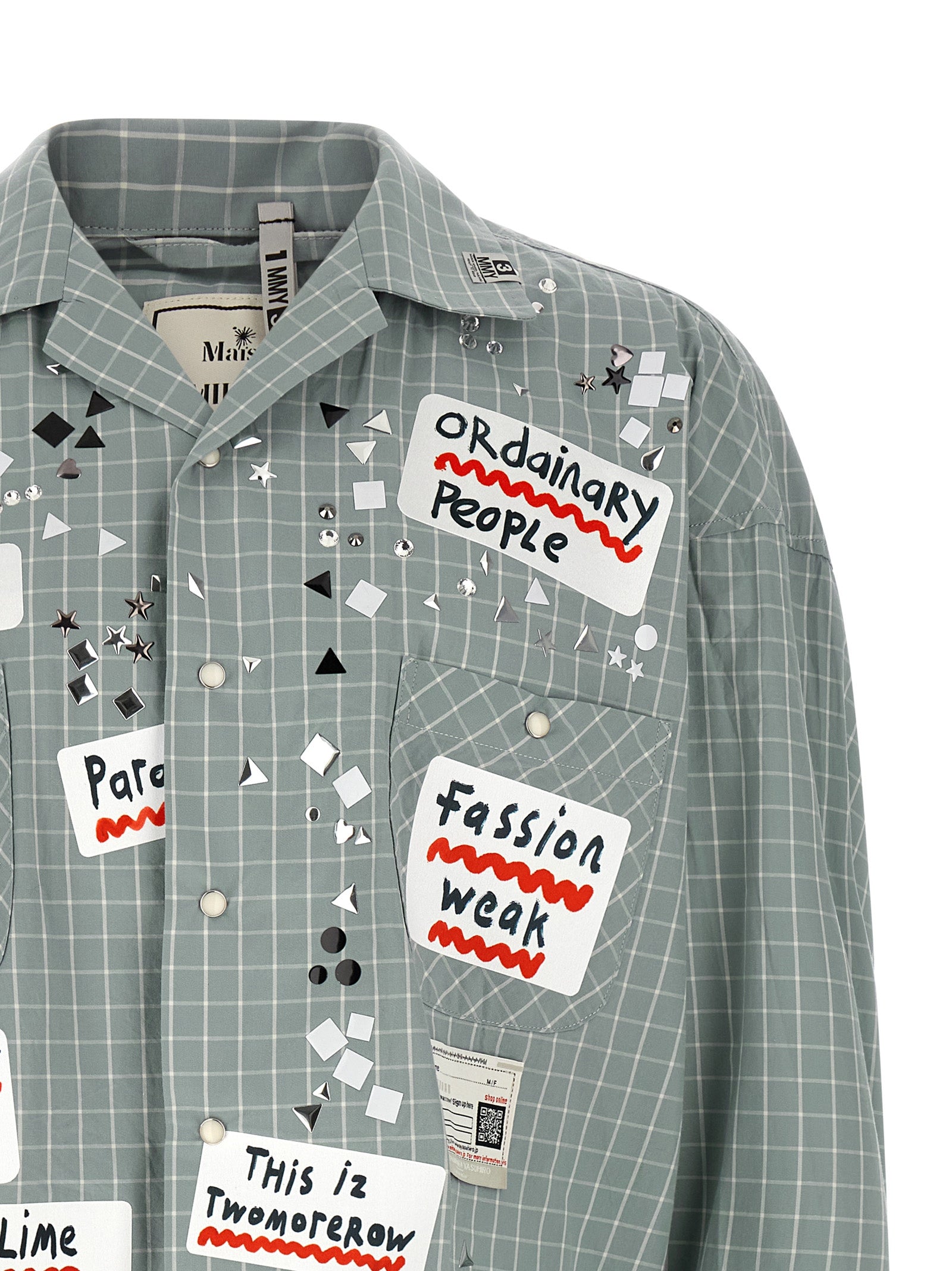 Maison Mihara Yasuhiro Blue Cotton Men's Blouse