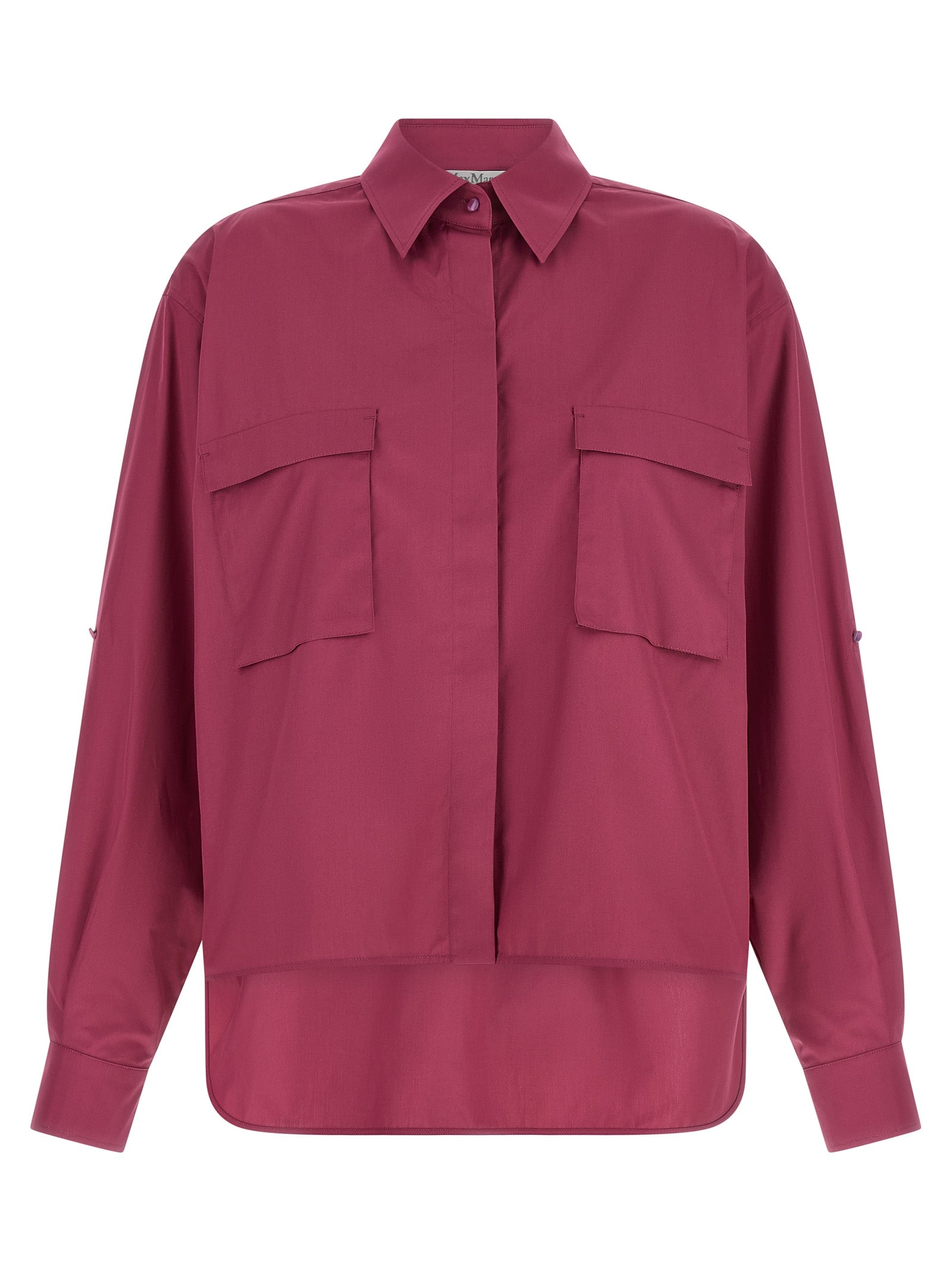 Max Mara Fuchsia Cotton Women's Blouse
