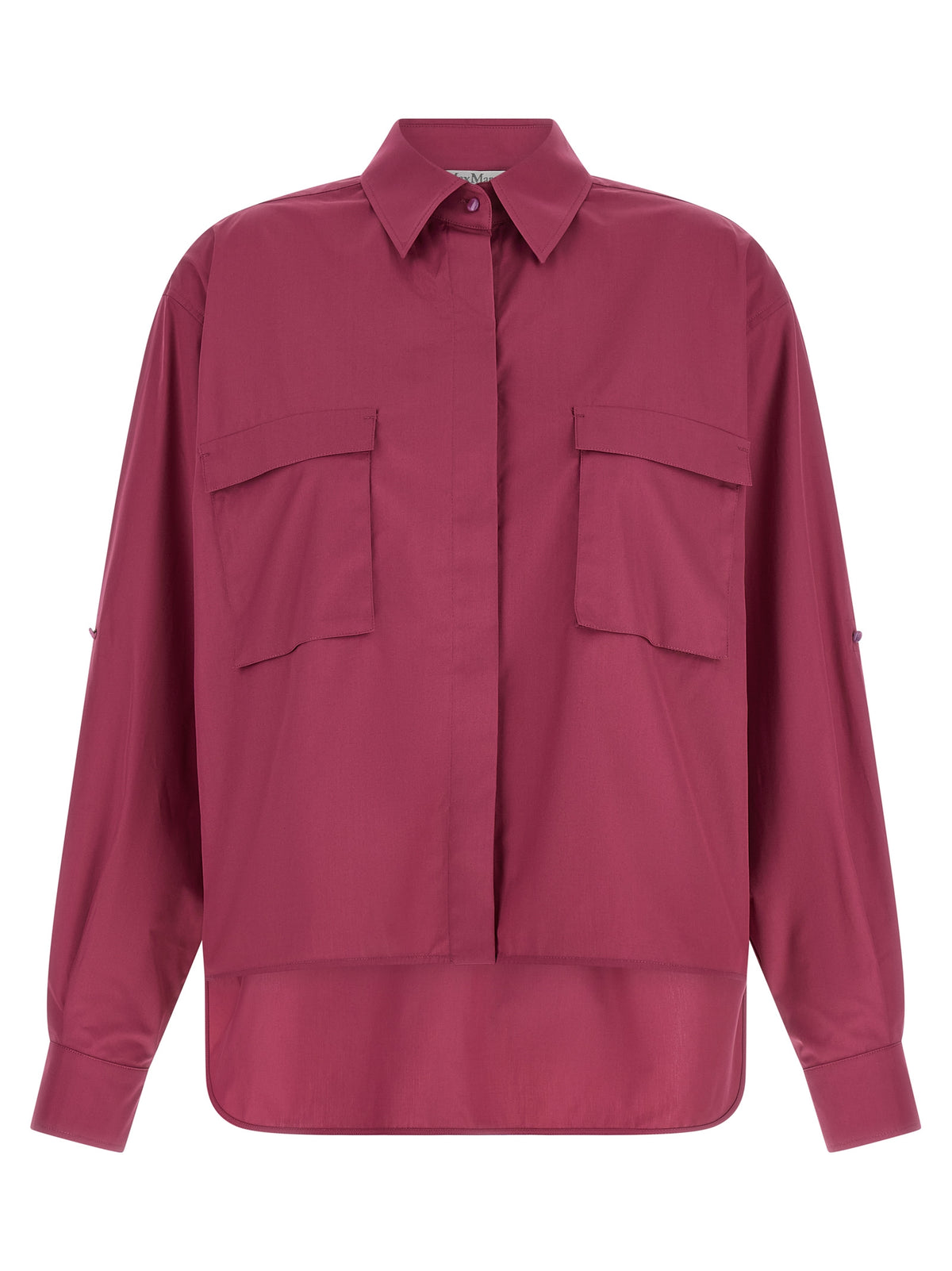 Max Mara Fuchsia Cotton Women's Blouse