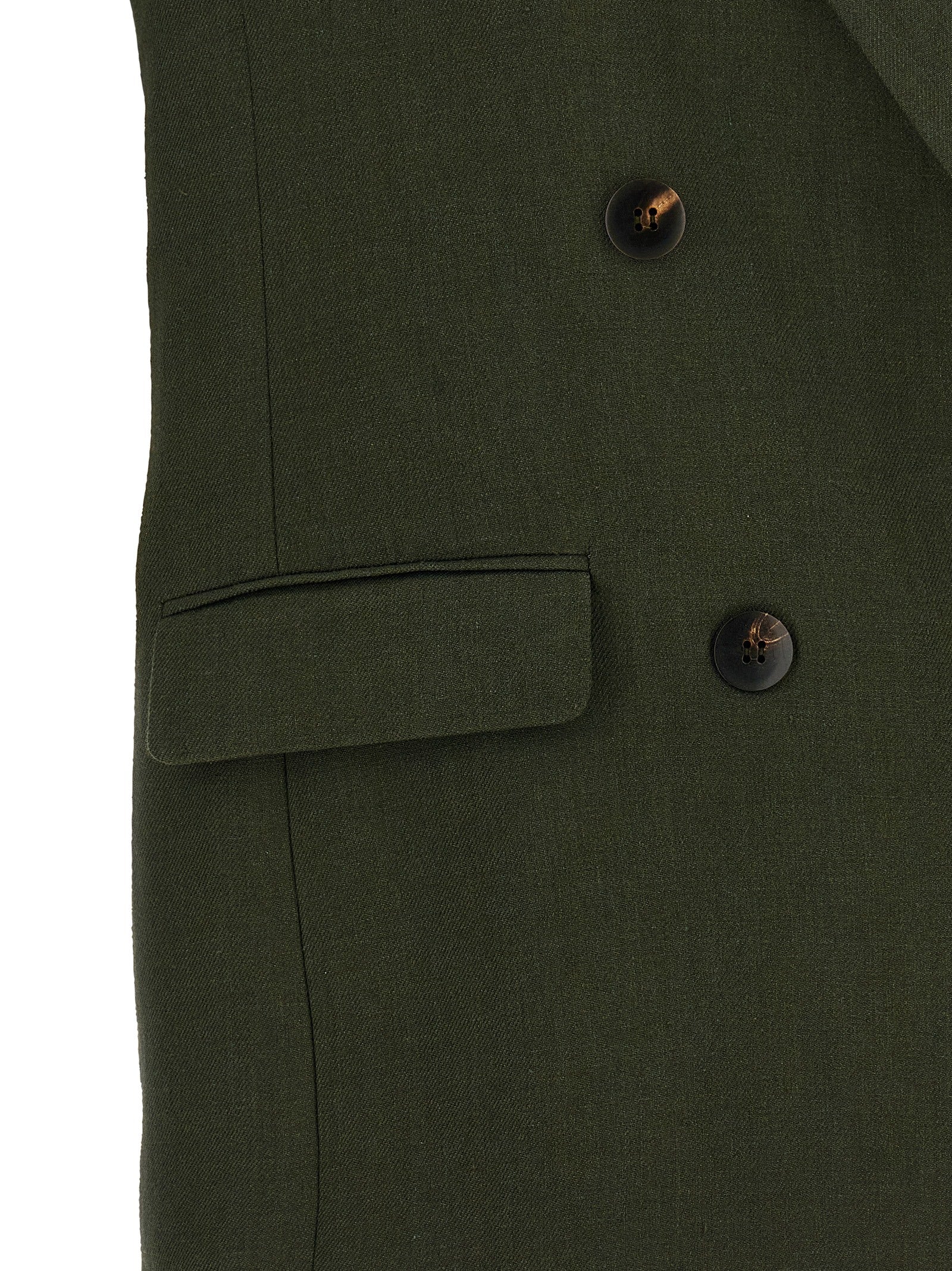 Max Mara Bicolor Linen Sleeveless Women's Jacket