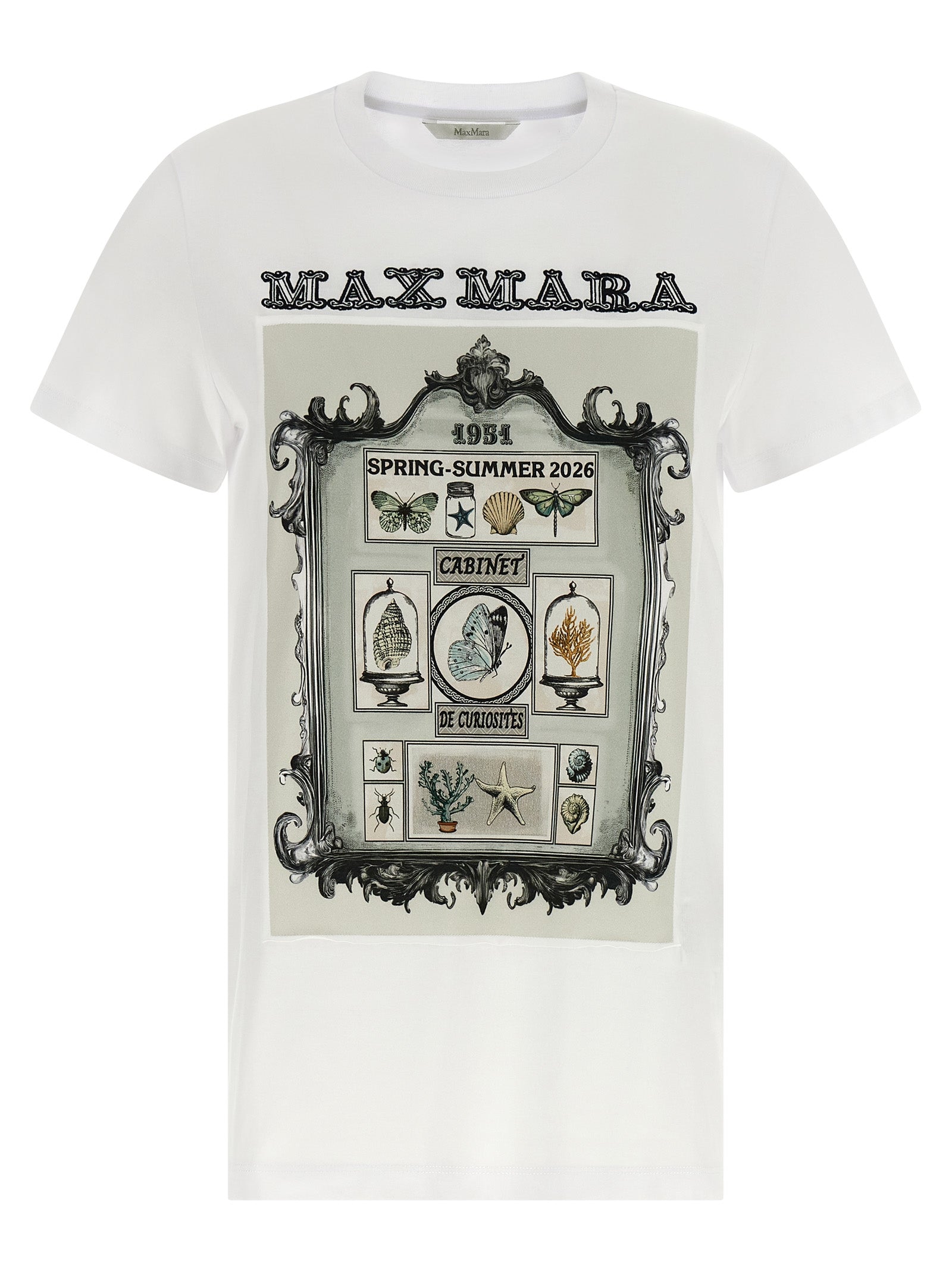 Max Mara White Cotton Women's T-Shirt