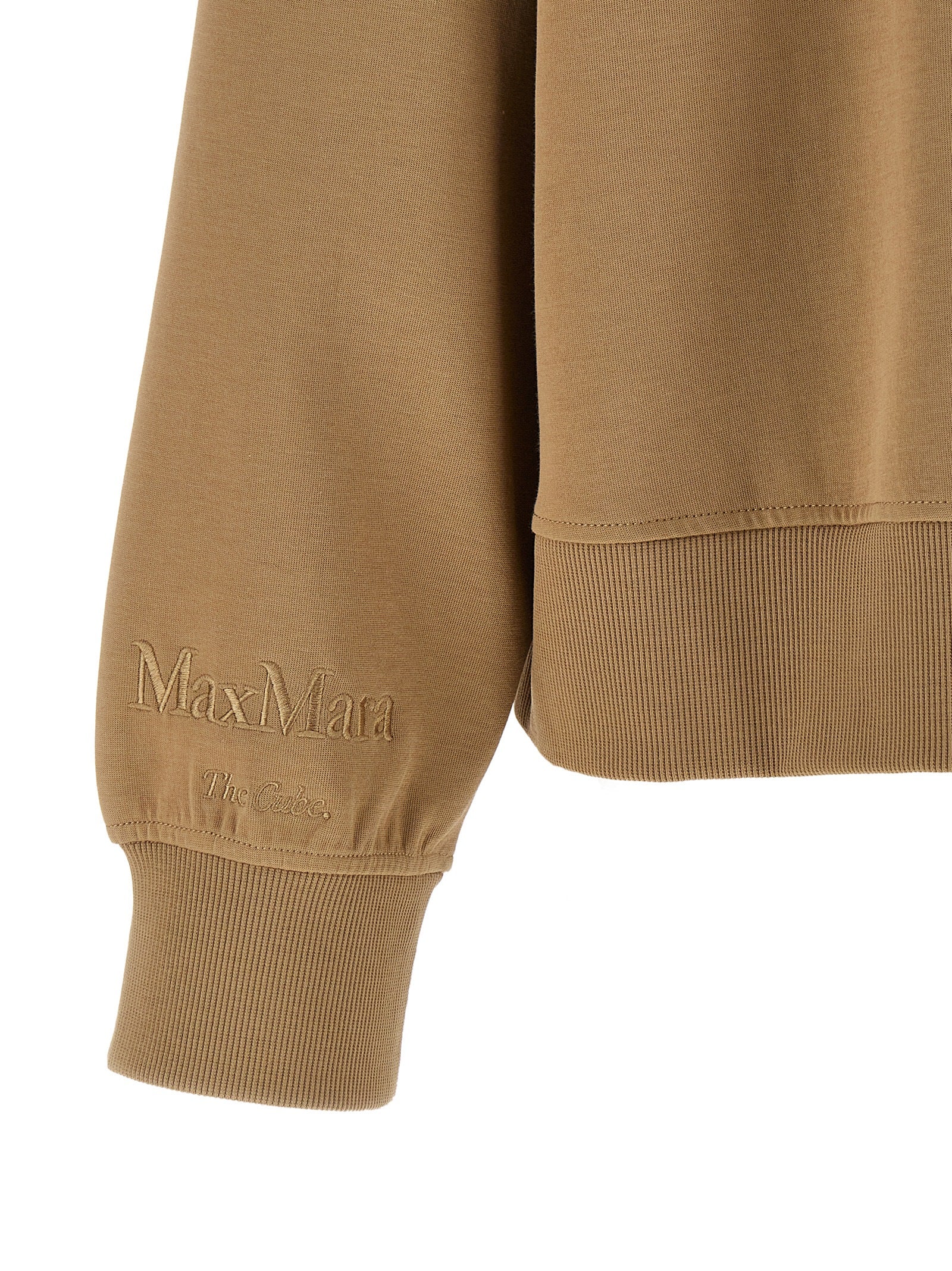 'S Max Mara Beige Cotton Women's Hoodie