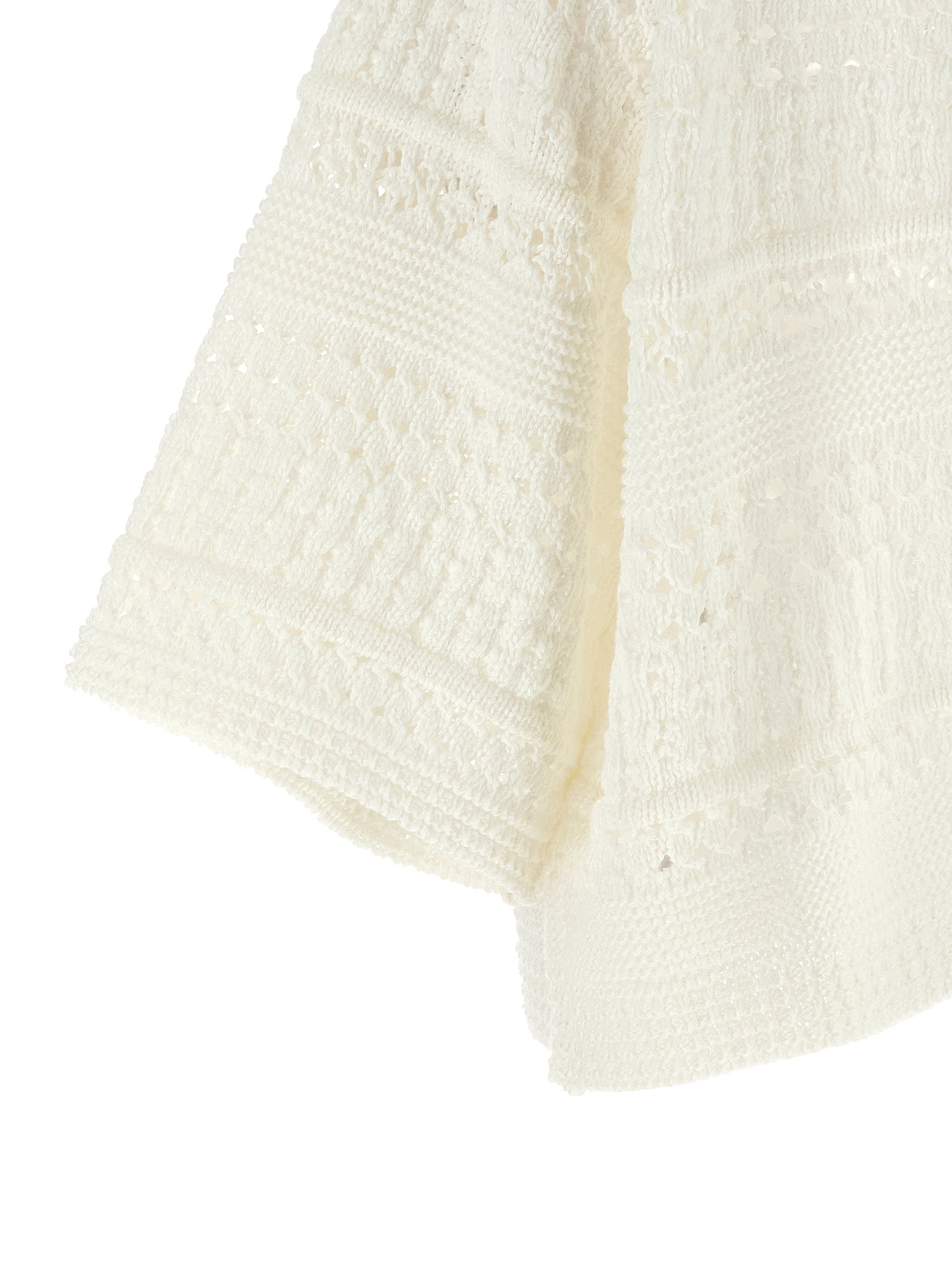 Max Mara White Cotton Women's Cardigan