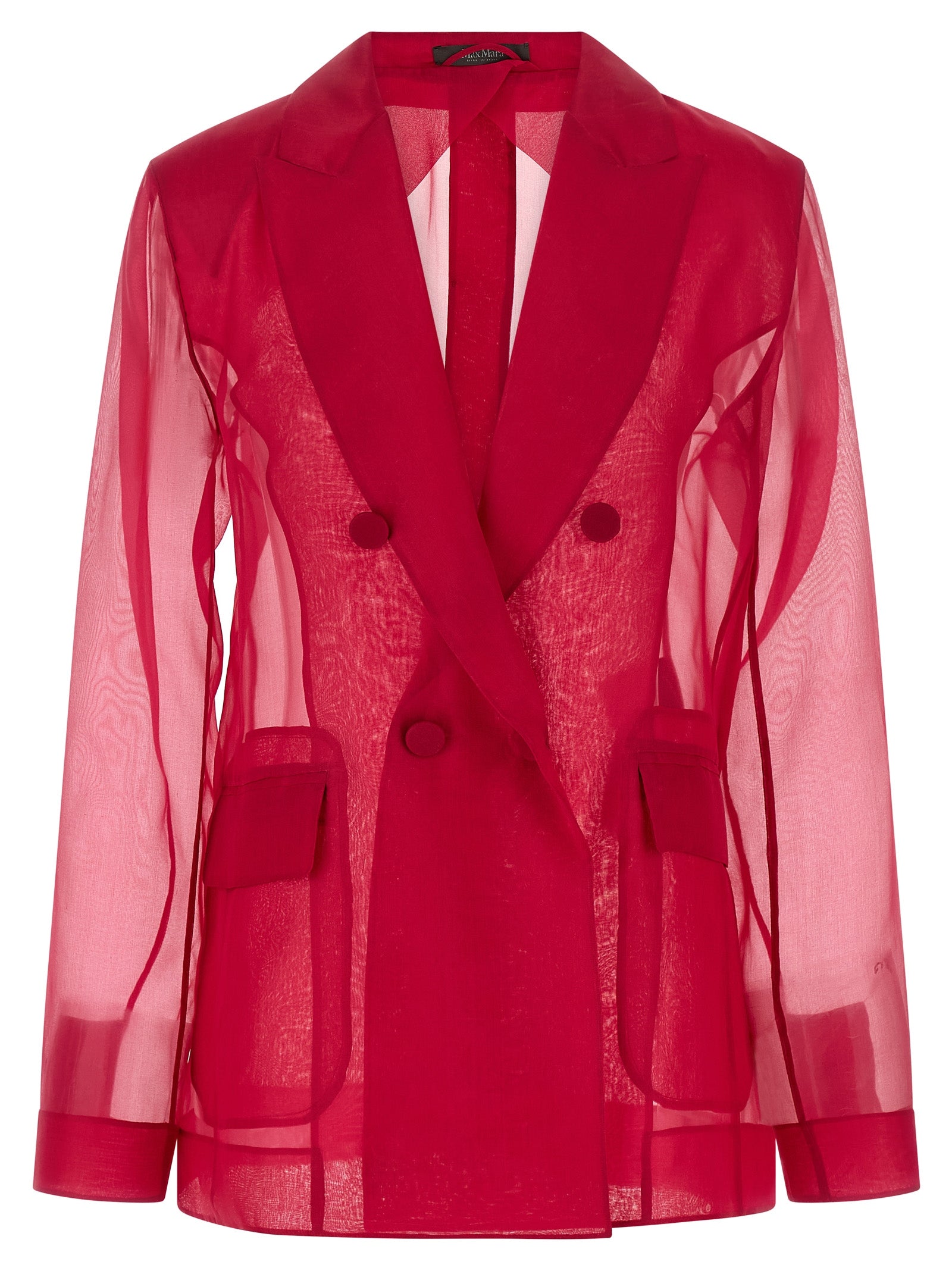 Max Mara Fuchsia Silk Women's Blazer