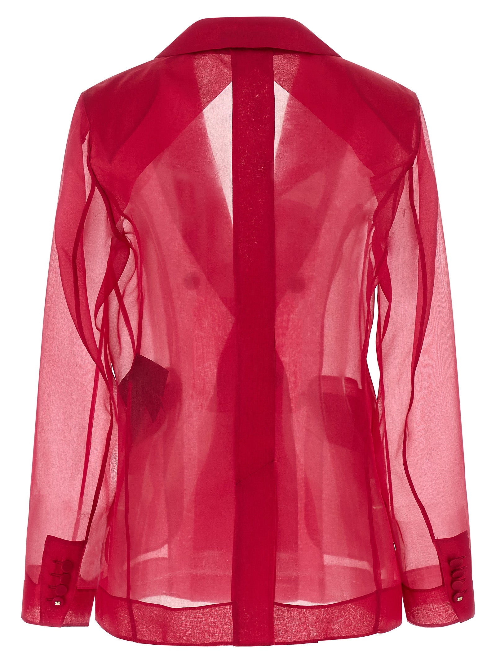 Max Mara Fuchsia Silk Women's Blazer