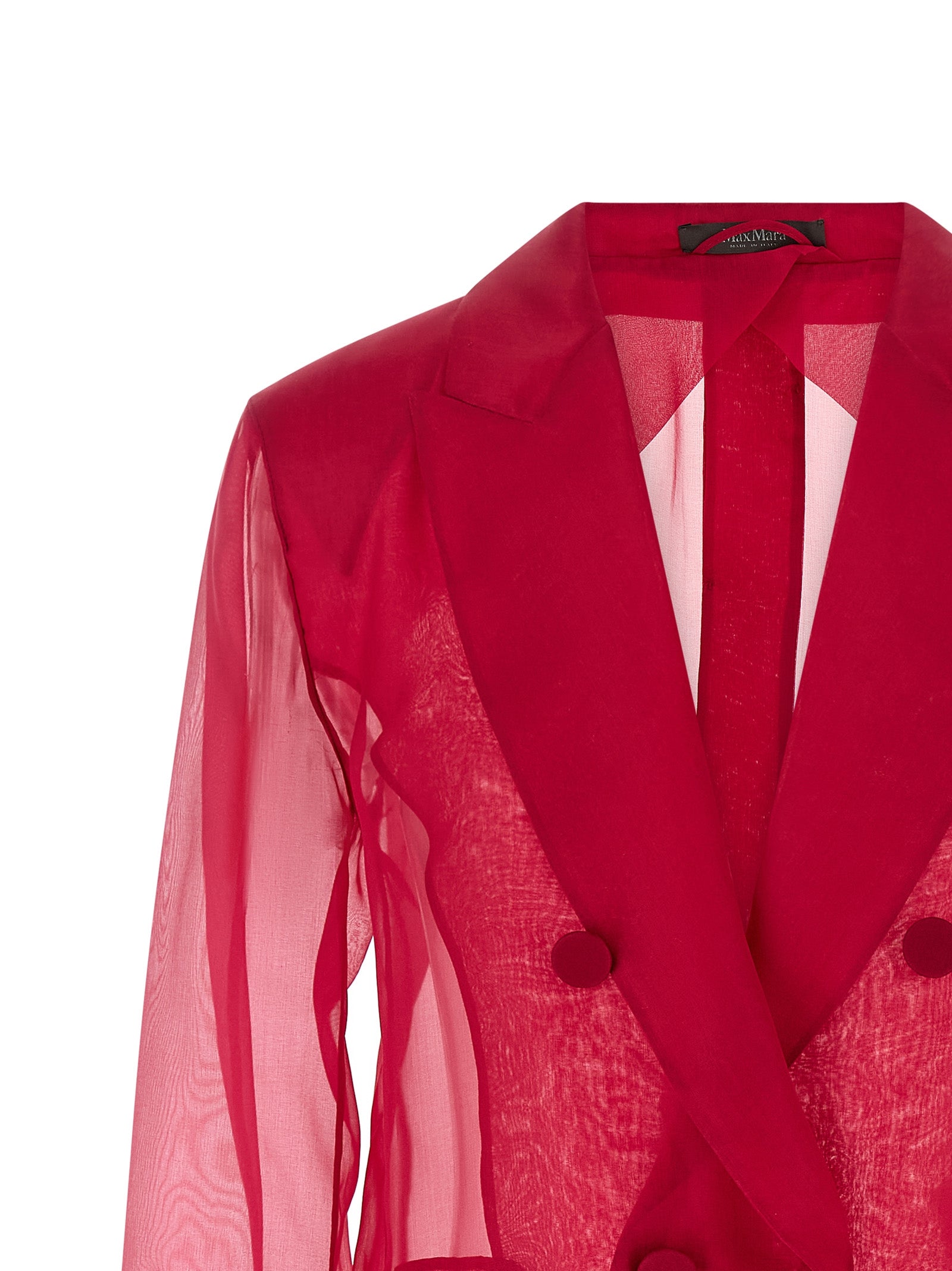 Max Mara Fuchsia Silk Women's Blazer