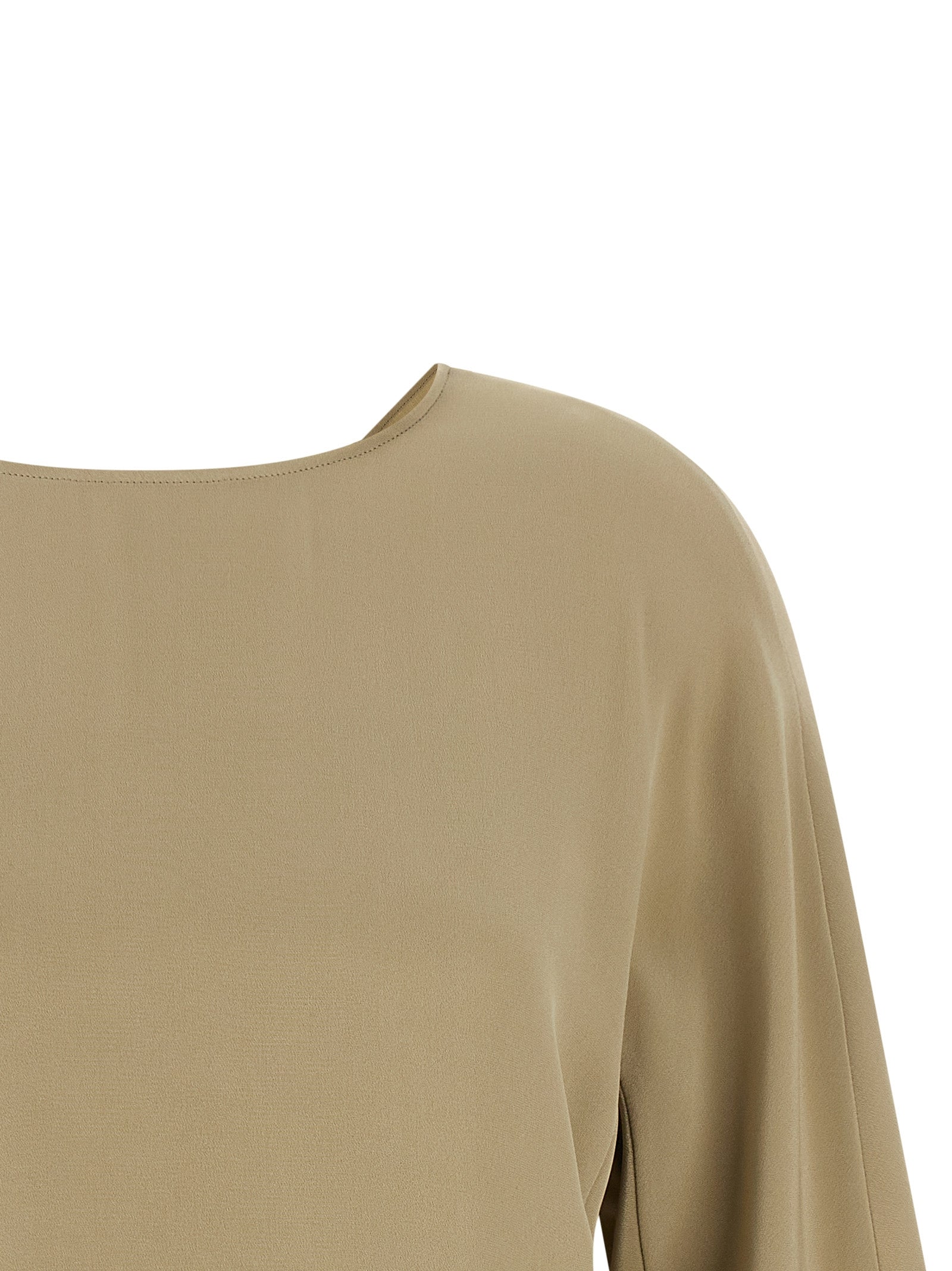 Max Mara Beige Silk Women's Blouse