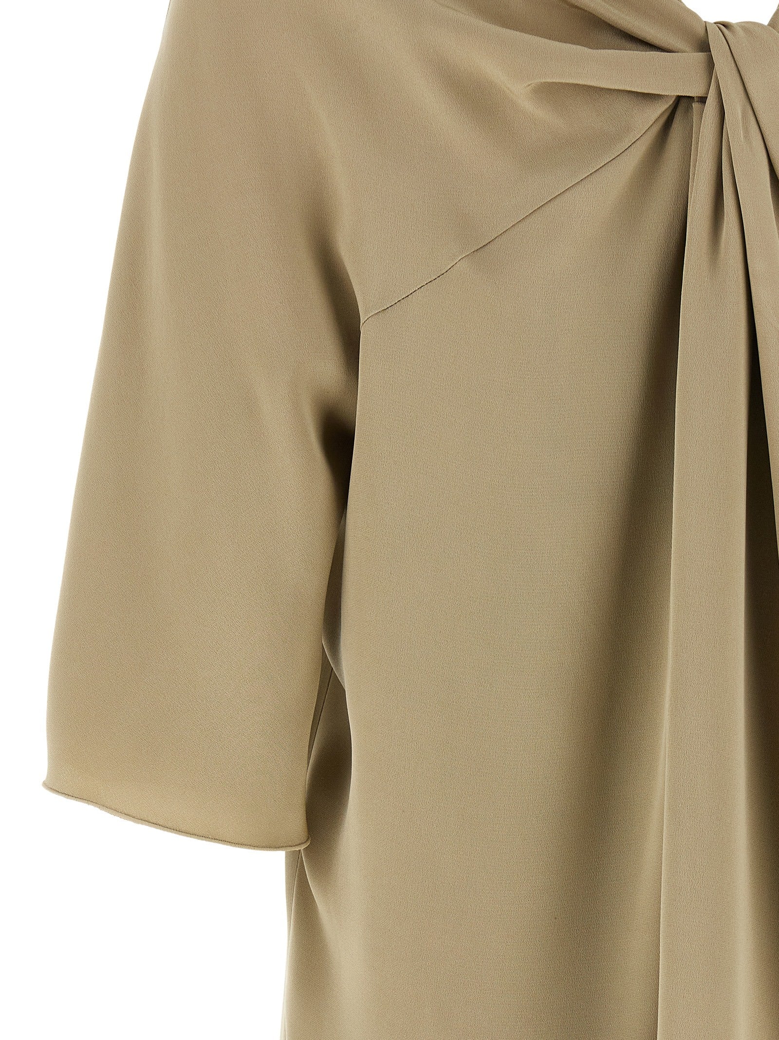 Max Mara Beige Silk Women's Blouse