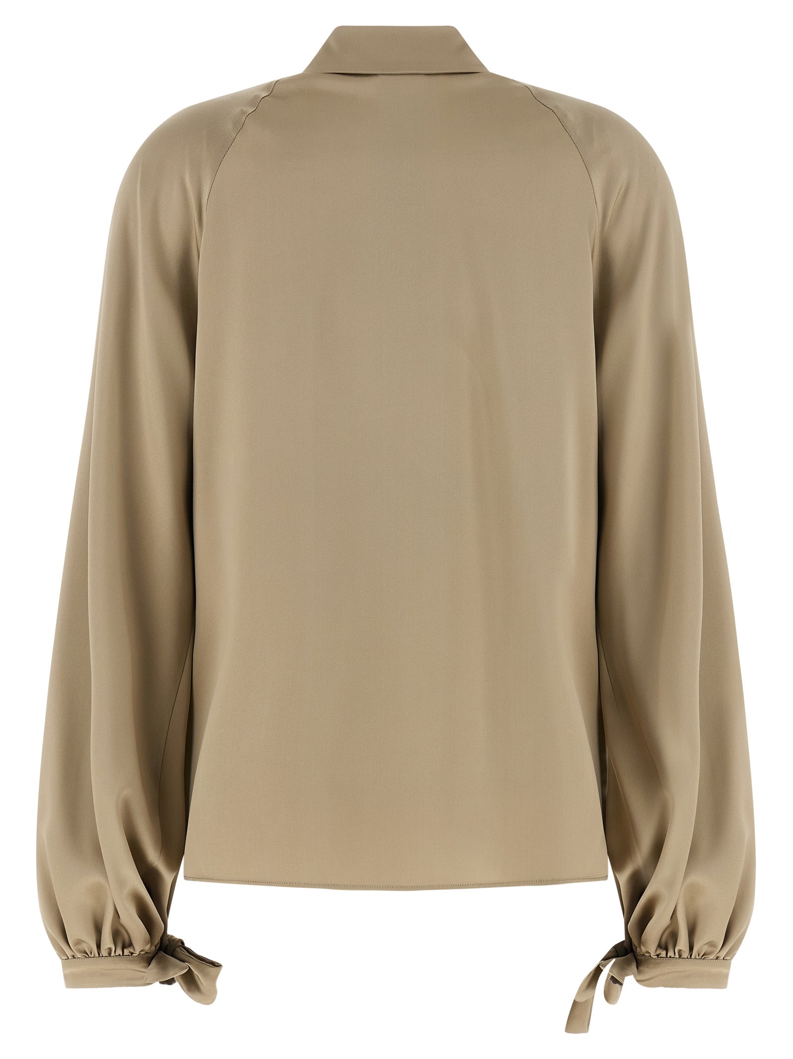 Max Mara Beige Silk Women's Blouse