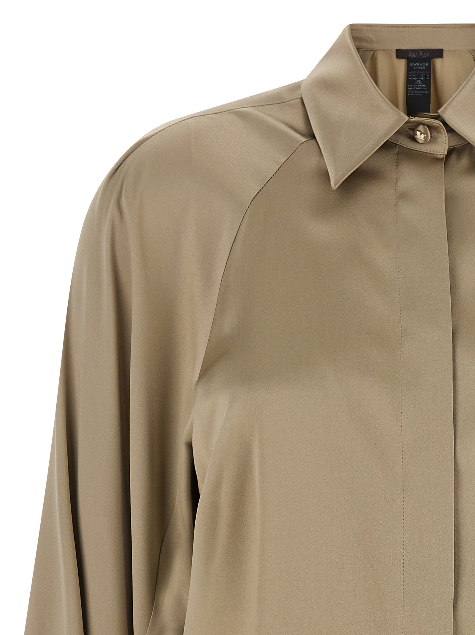 Max Mara Beige Silk Women's Blouse