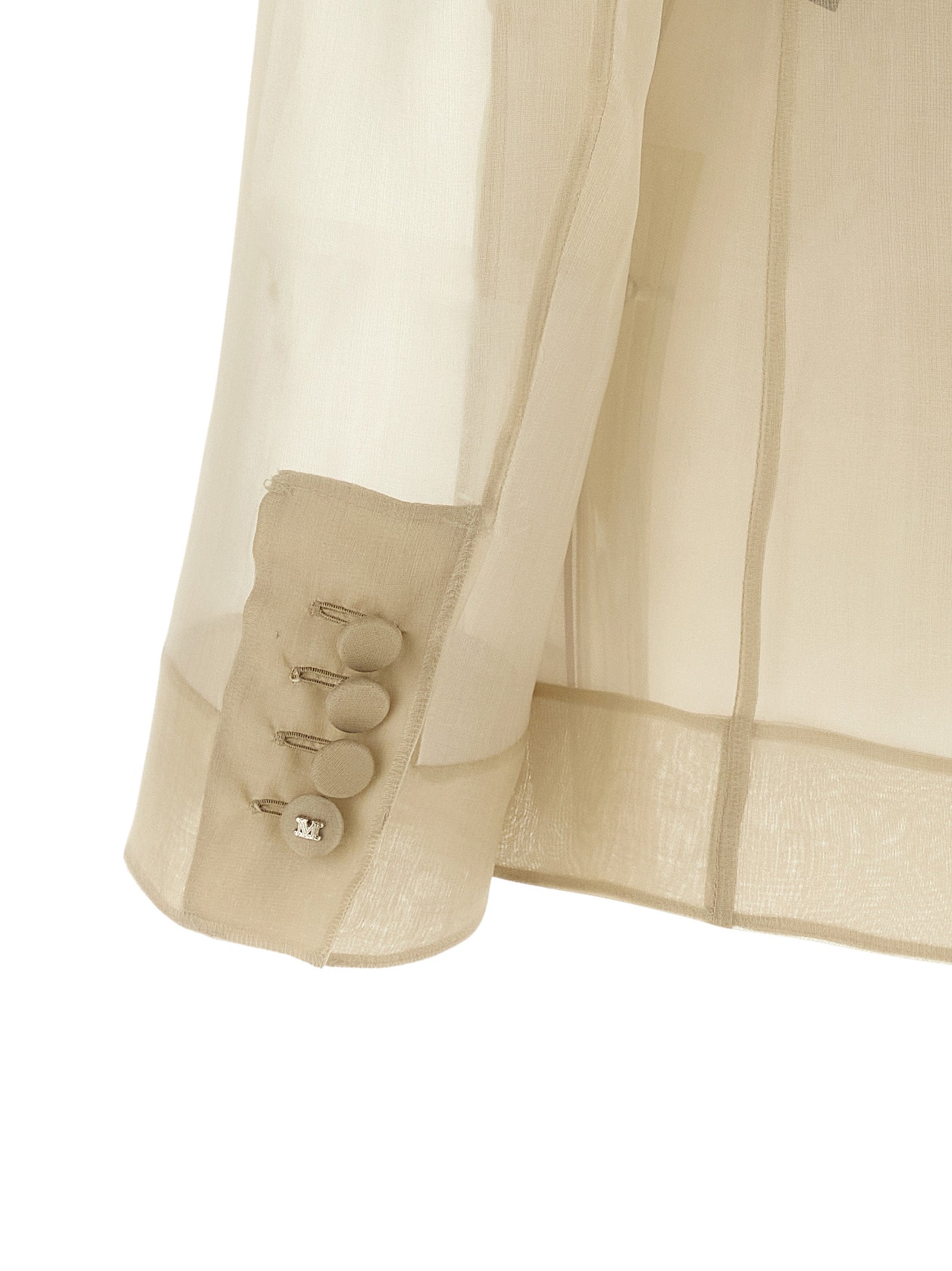 Max Mara Beige Silk Women's Blazer