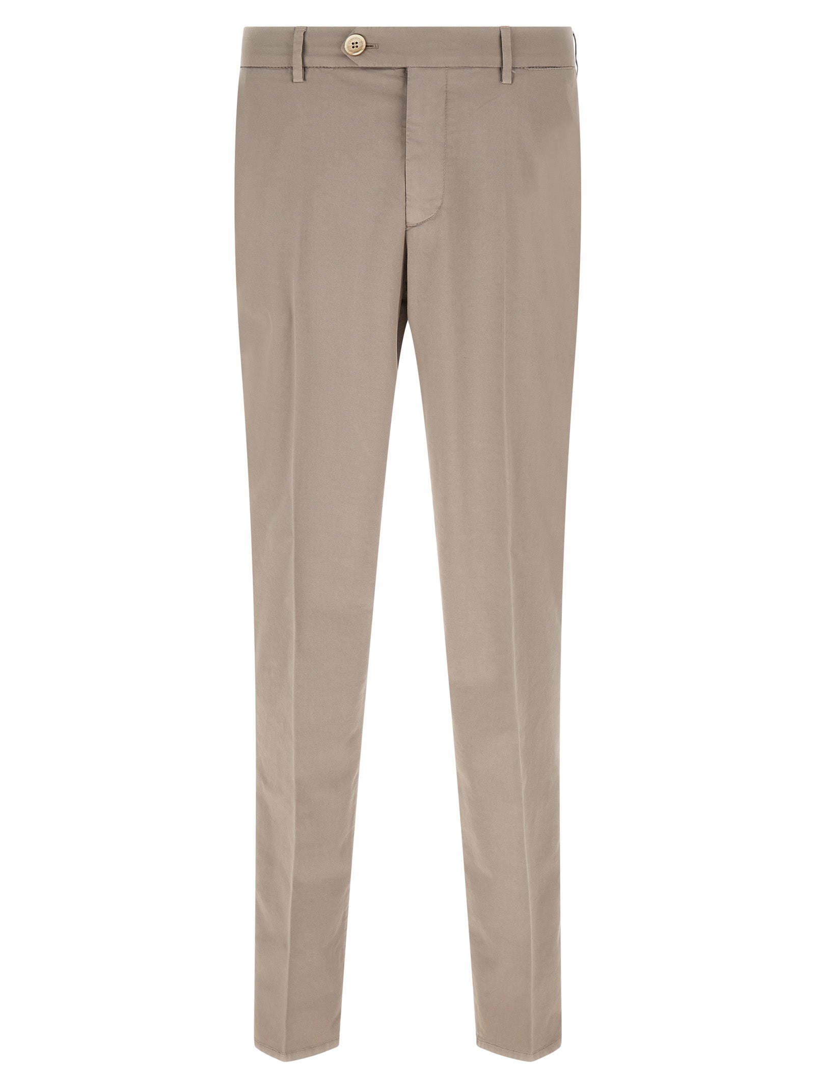 Brunello Cucinelli Beige Cotton Casual Men's Pants