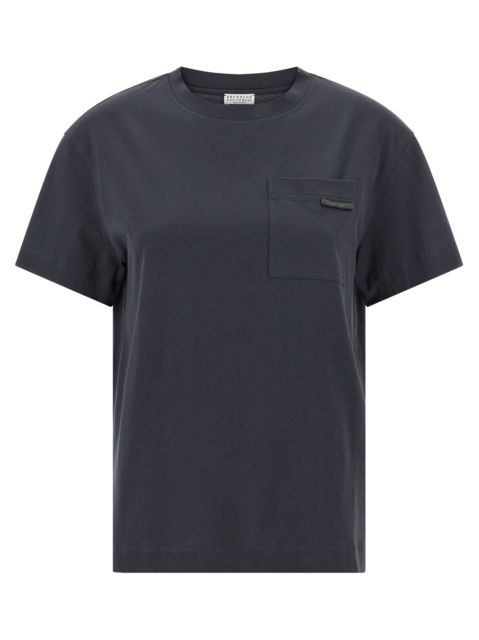 Brunello Cucinelli Blue Cotton Women's T-Shirt