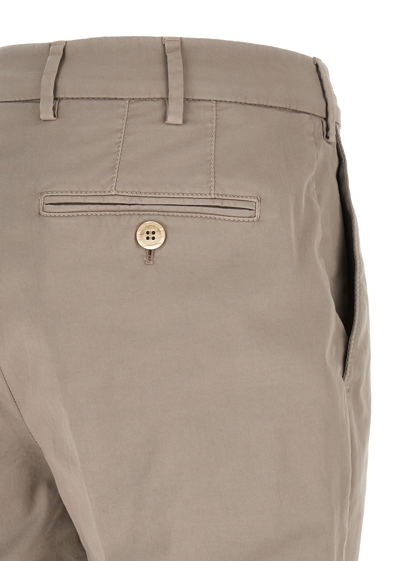 Brunello Cucinelli Beige Cotton Casual Men's Pants
