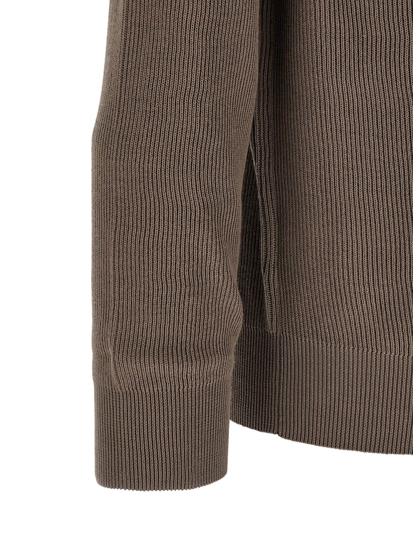 Brunello Cucinelli Brown Cotton Polo Men's Shirt