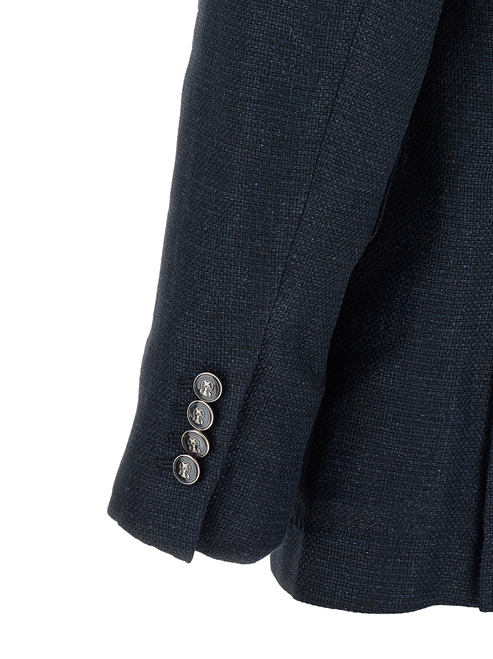 Brunello Cucinelli Blue Silk Two-Piece Men's Suit