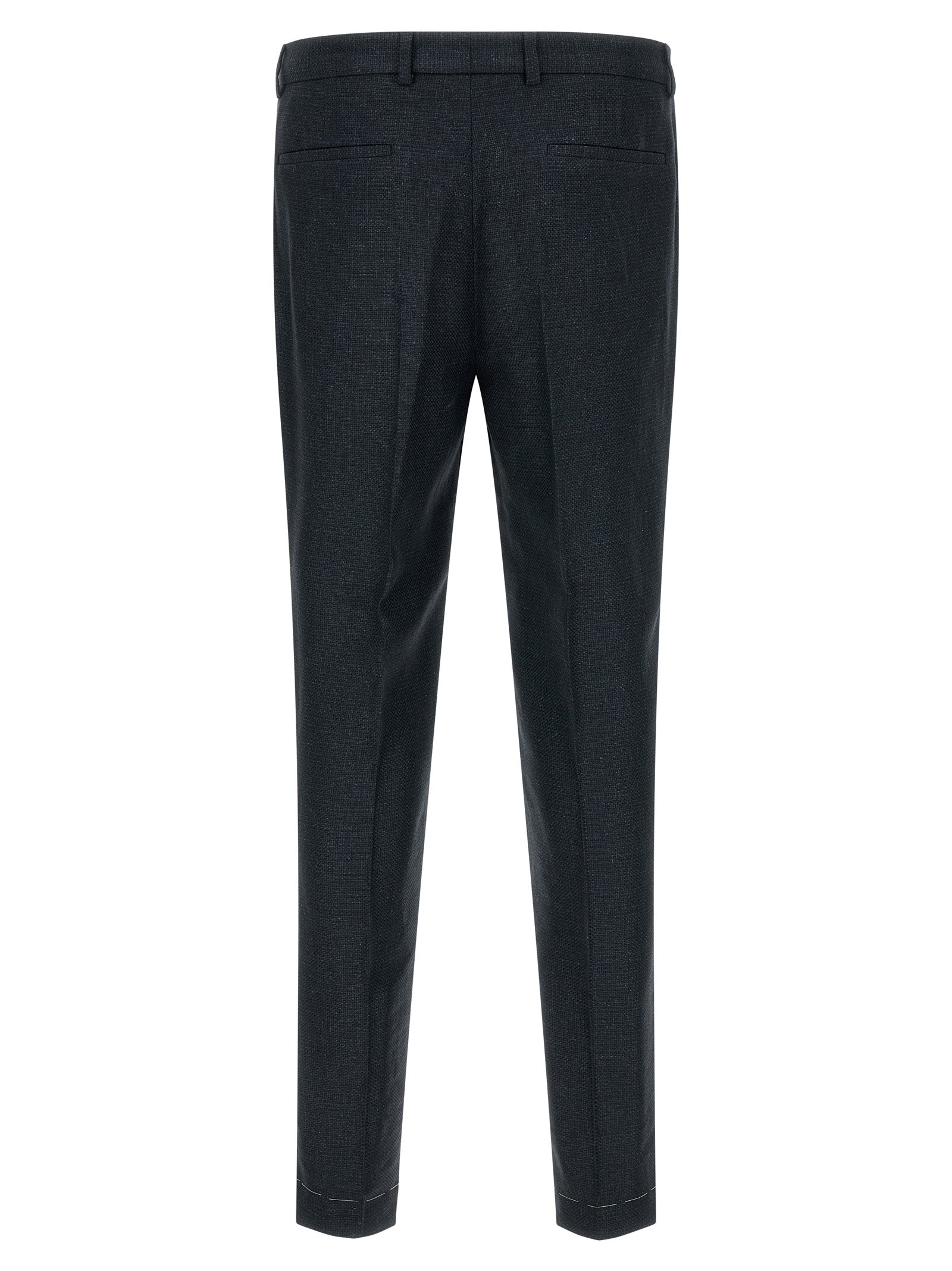 Brunello Cucinelli Blue Silk Two-Piece Men's Suit
