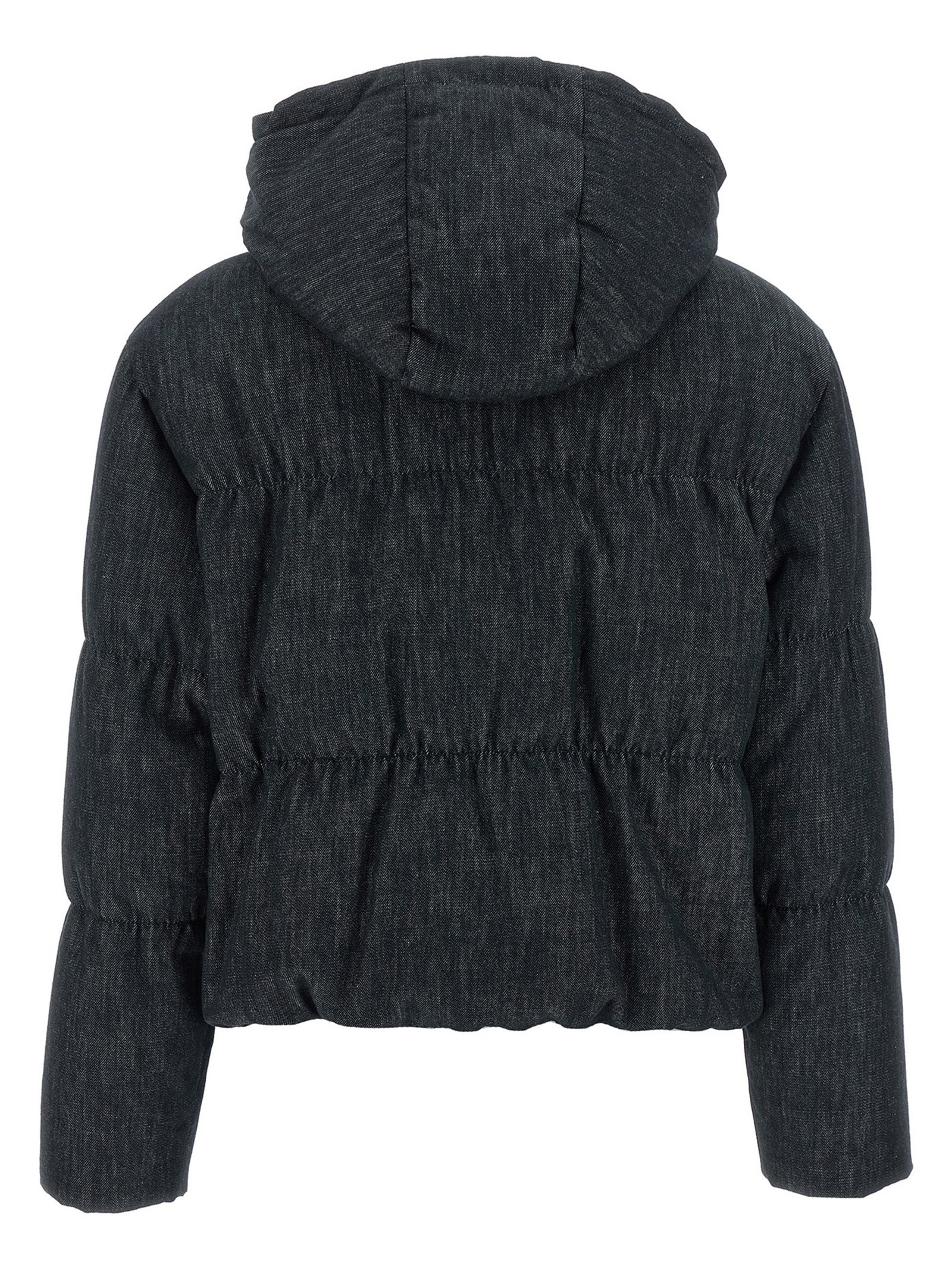 Brunello Cucinelli Blue Cotton Full-Length Women's Jacket
