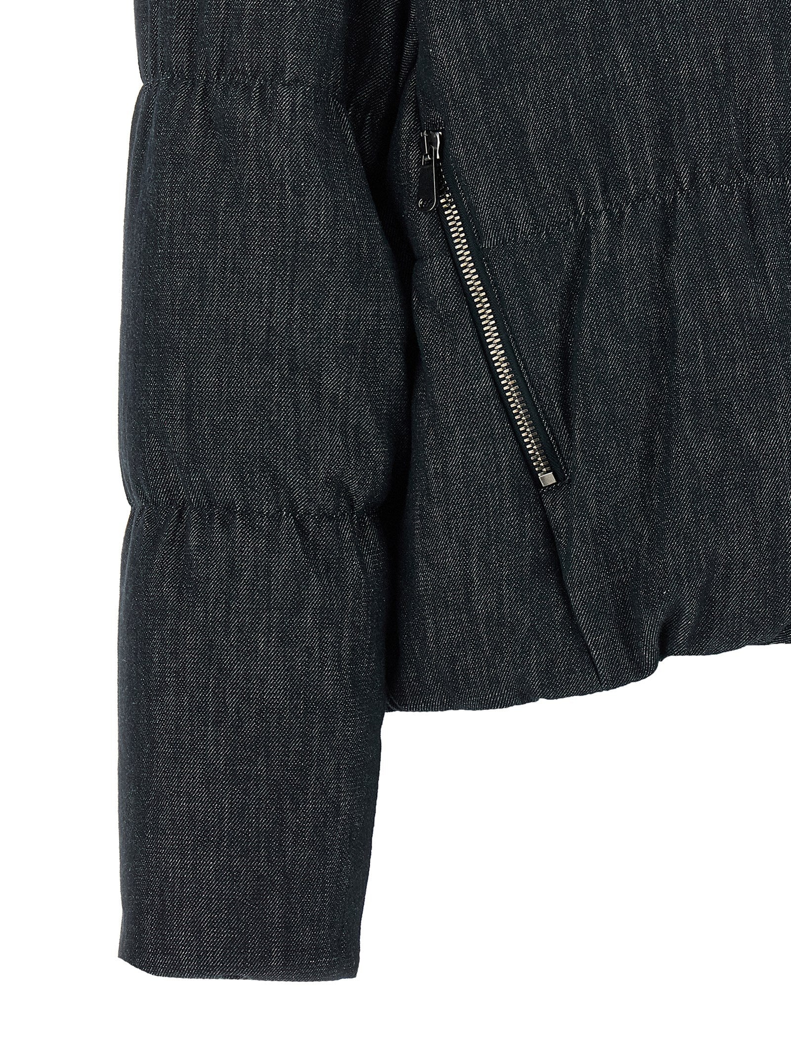 Brunello Cucinelli Blue Cotton Full-Length Women's Jacket