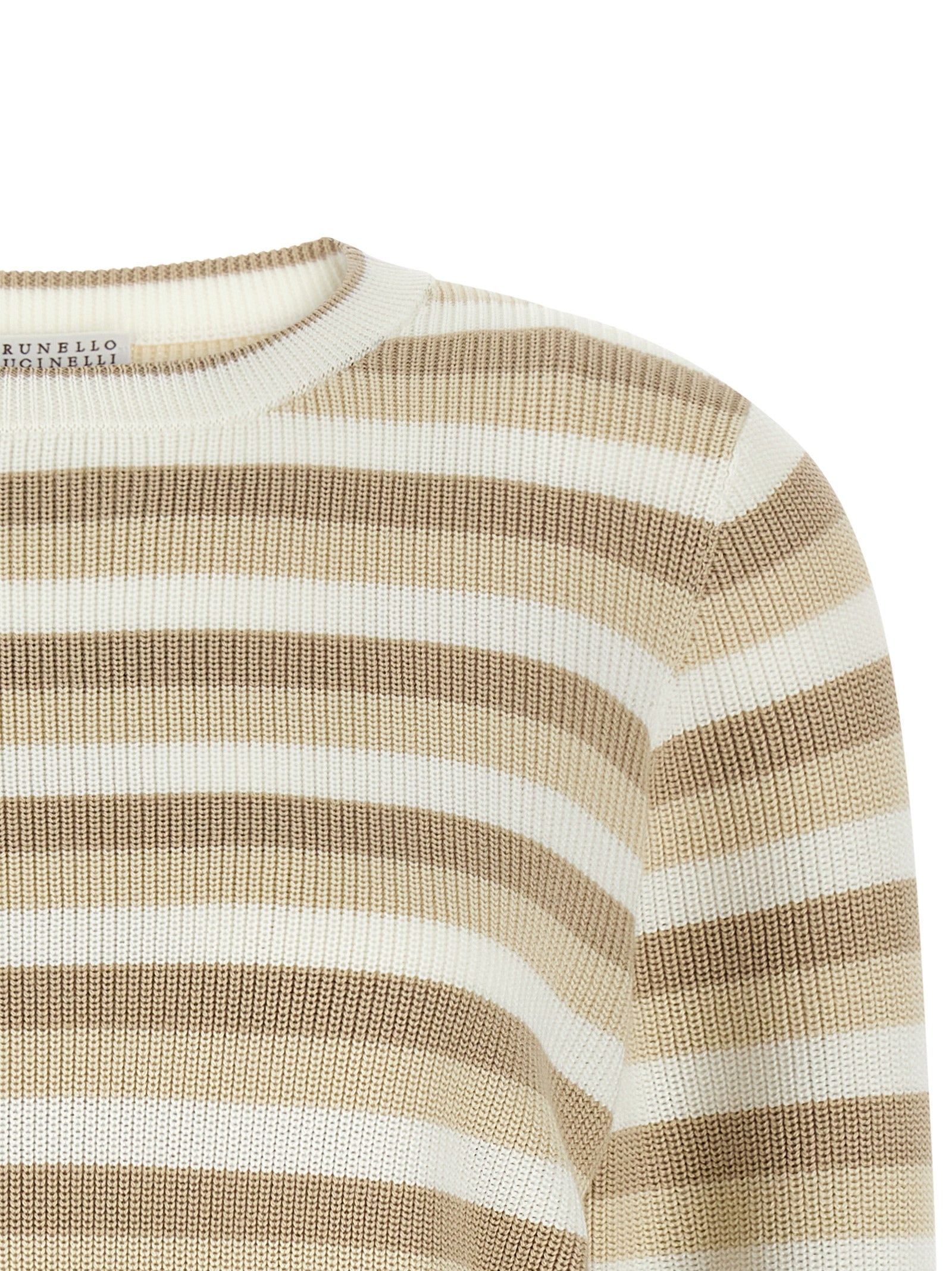 Brunello Cucinelli Beige Cotton Women's Cardigan
