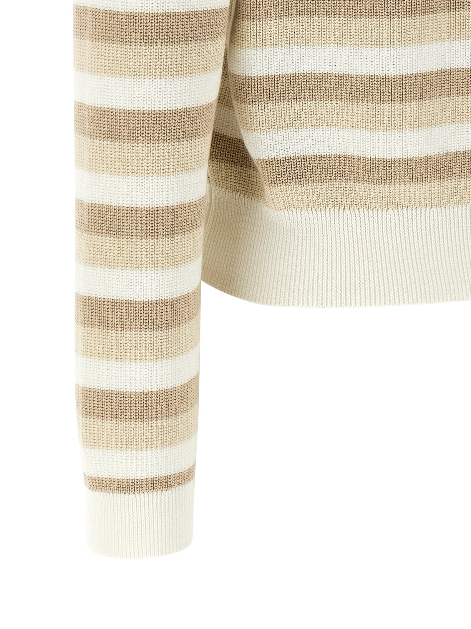 Brunello Cucinelli Beige Cotton Women's Cardigan
