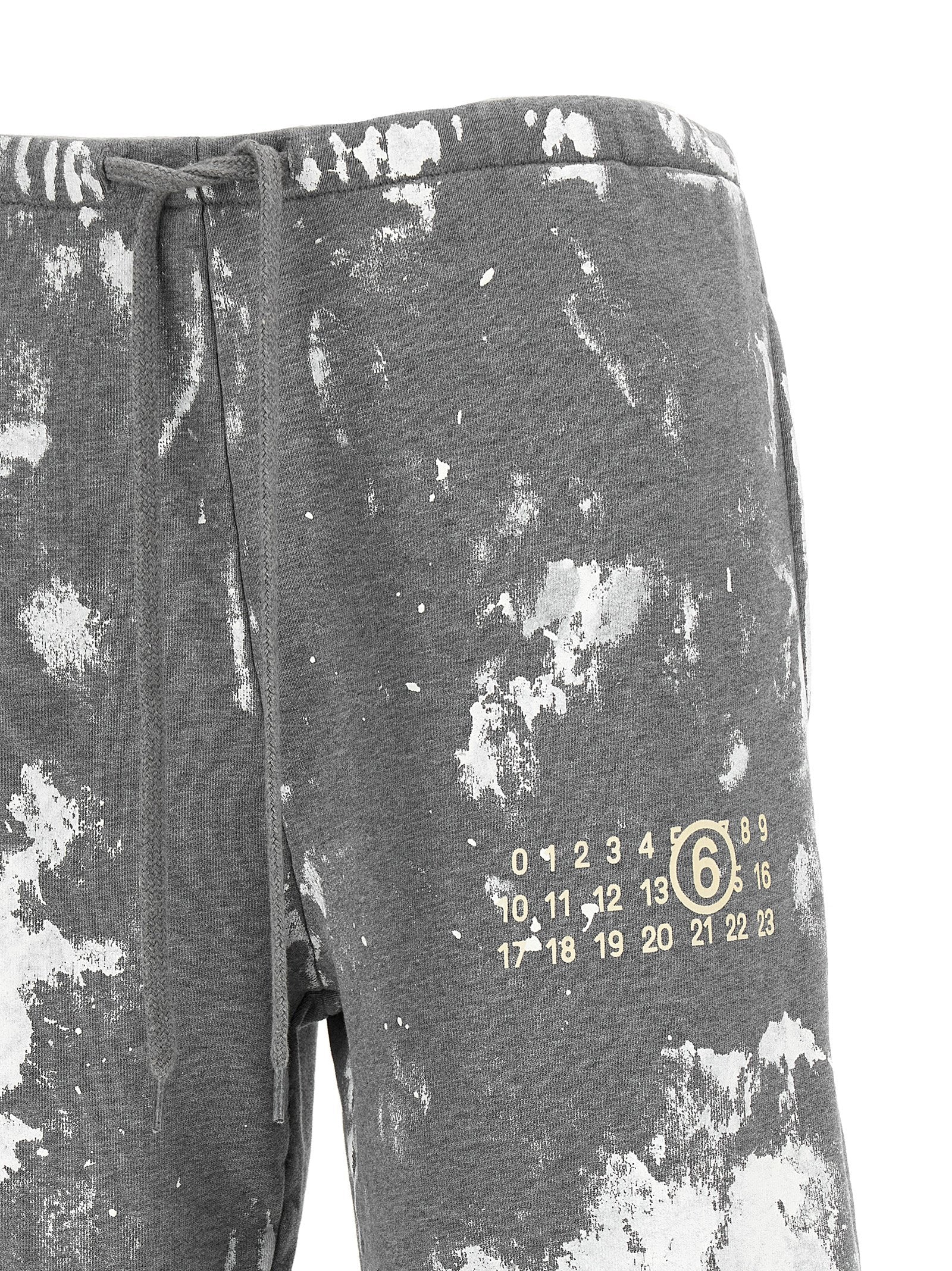 MM6 Maison Margiela Gray Cotton Joggers (Workout Women's Pants)