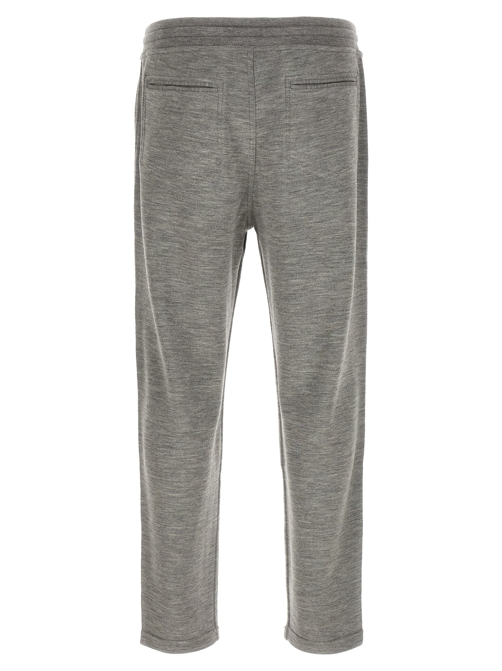 Brunello Cucinelli Gray Cashmere Joggers (Workout Men's Pants)