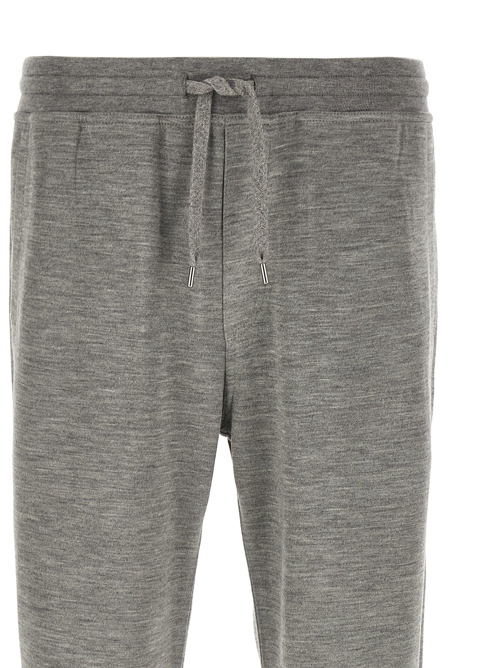 Brunello Cucinelli Gray Cashmere Joggers (Workout Men's Pants)