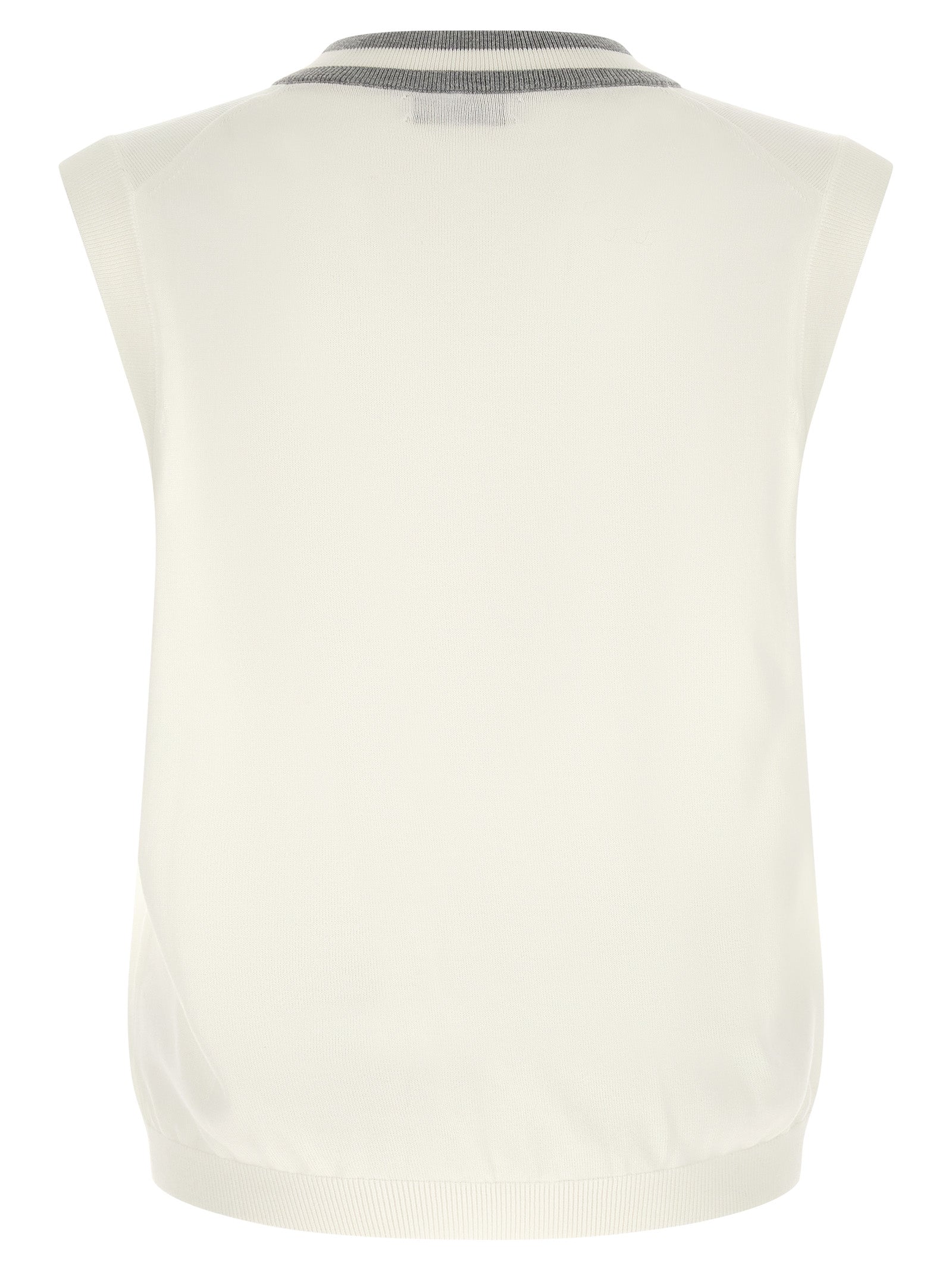 Brunello Cucinelli White Cotton Men's Sweatshirt