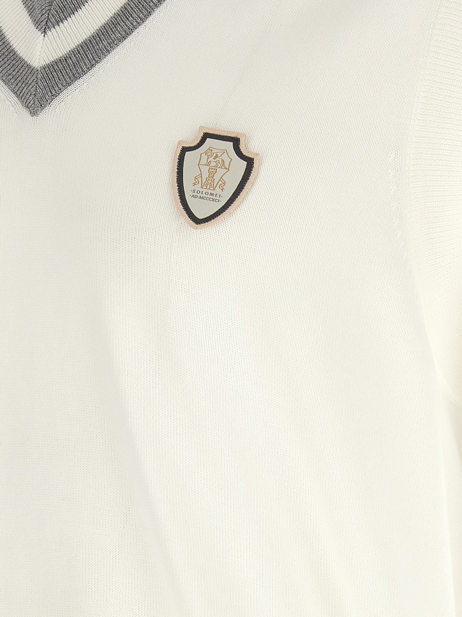 Brunello Cucinelli White Cotton Men's Sweatshirt