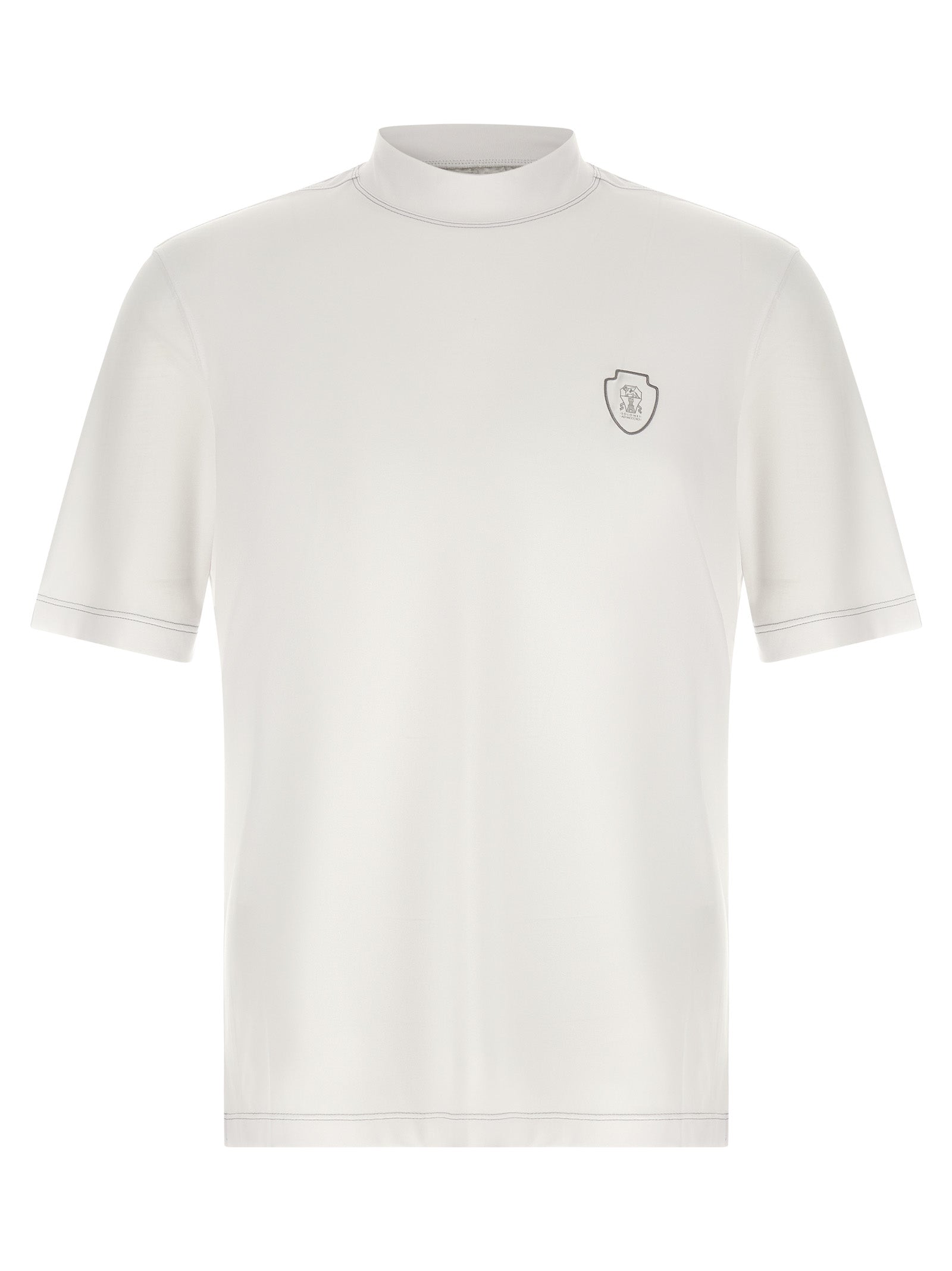 Brunello Cucinelli White Polyamide Men's T-Shirt