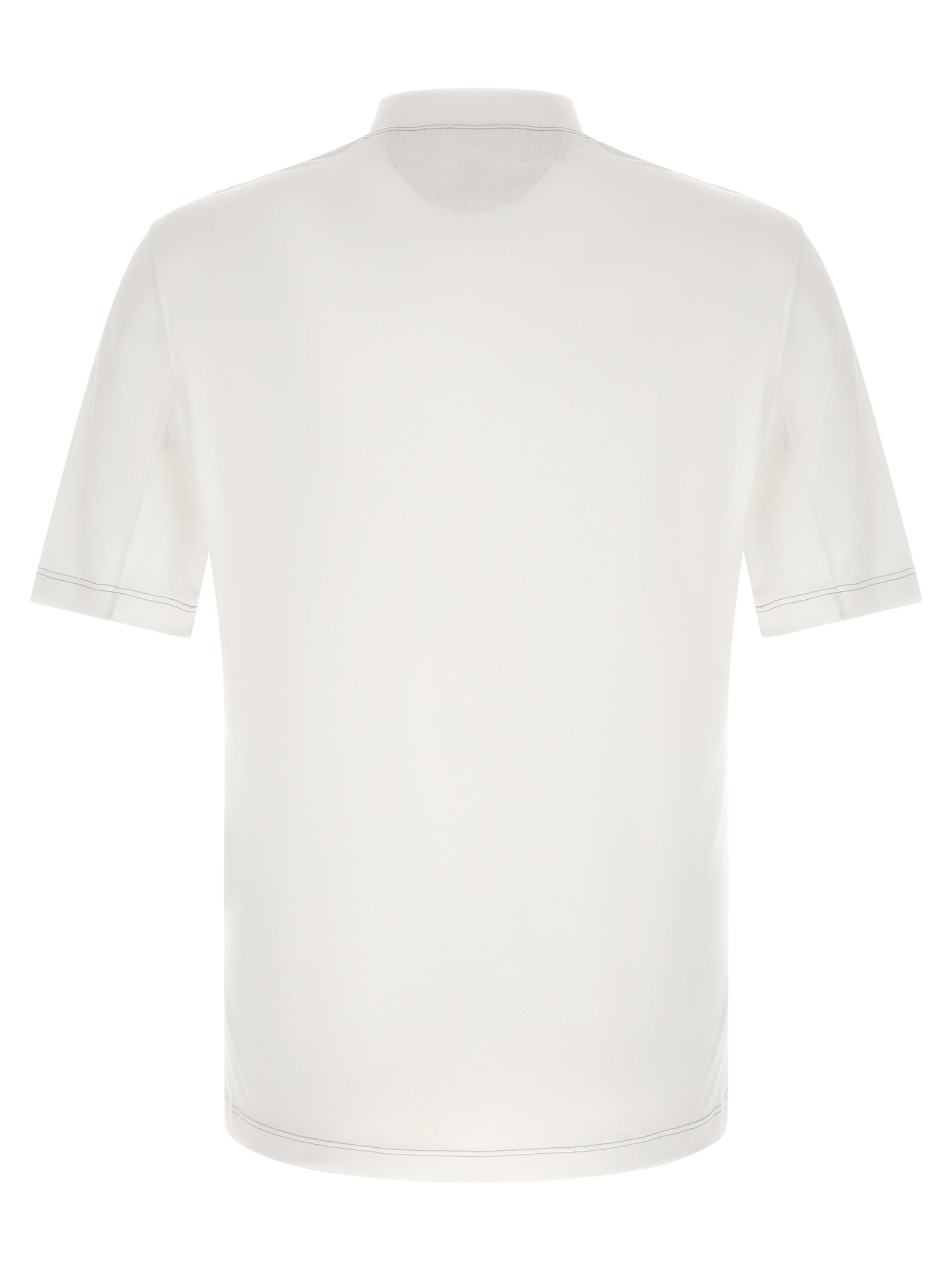 Brunello Cucinelli White Polyamide Men's T-Shirt