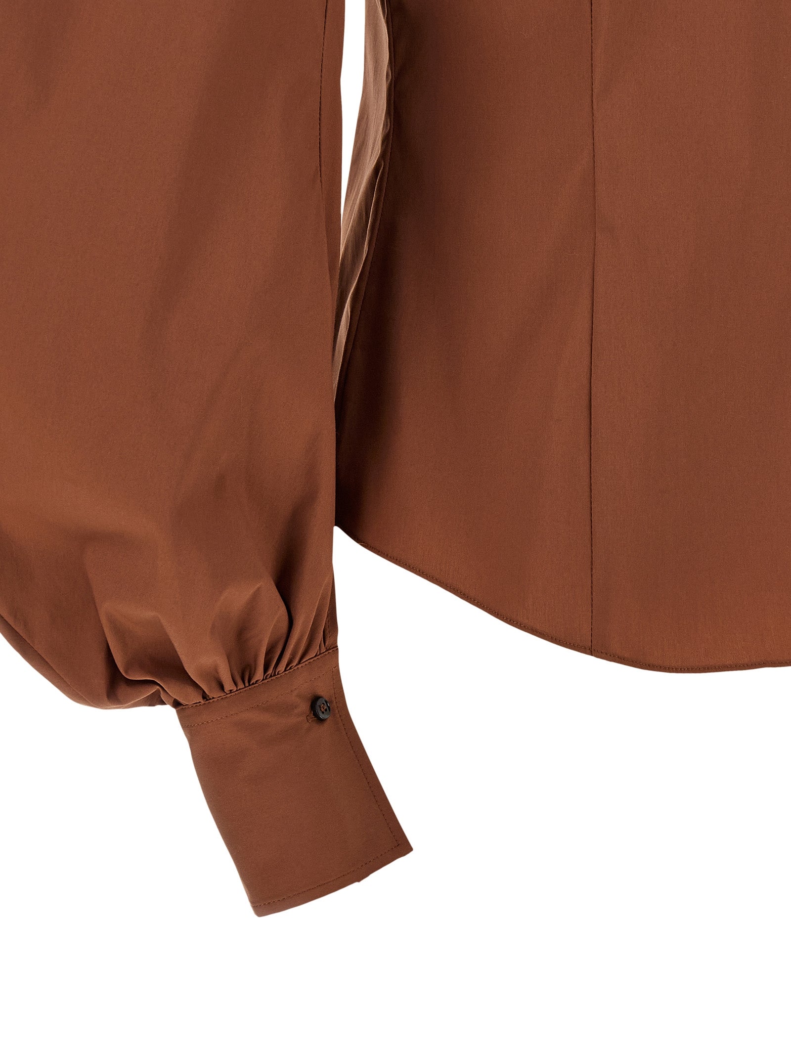 Brunello Cucinelli Brown Cotton Women's Blouse