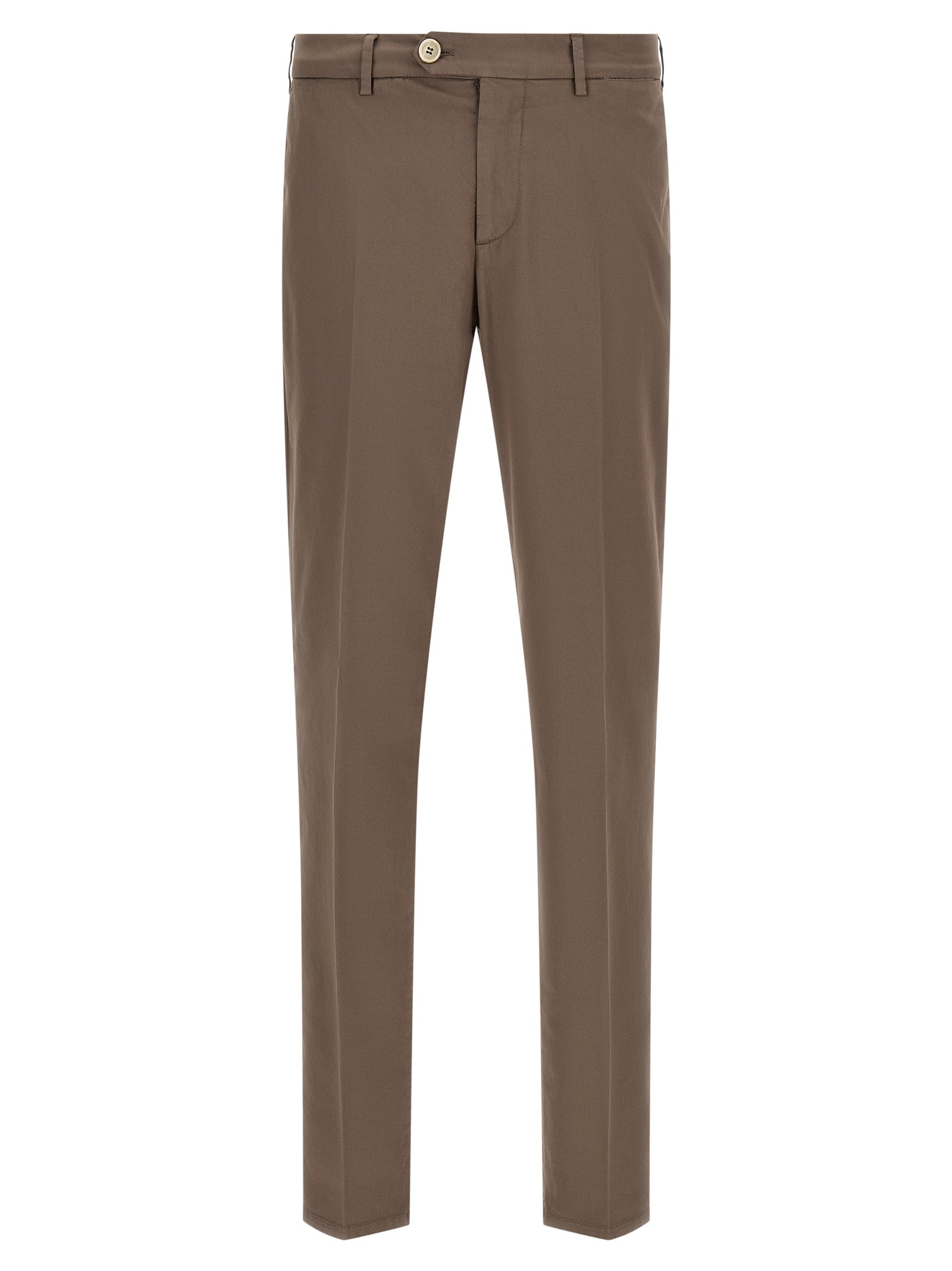 Brunello Cucinelli Beige Cotton Casual Men's Pants