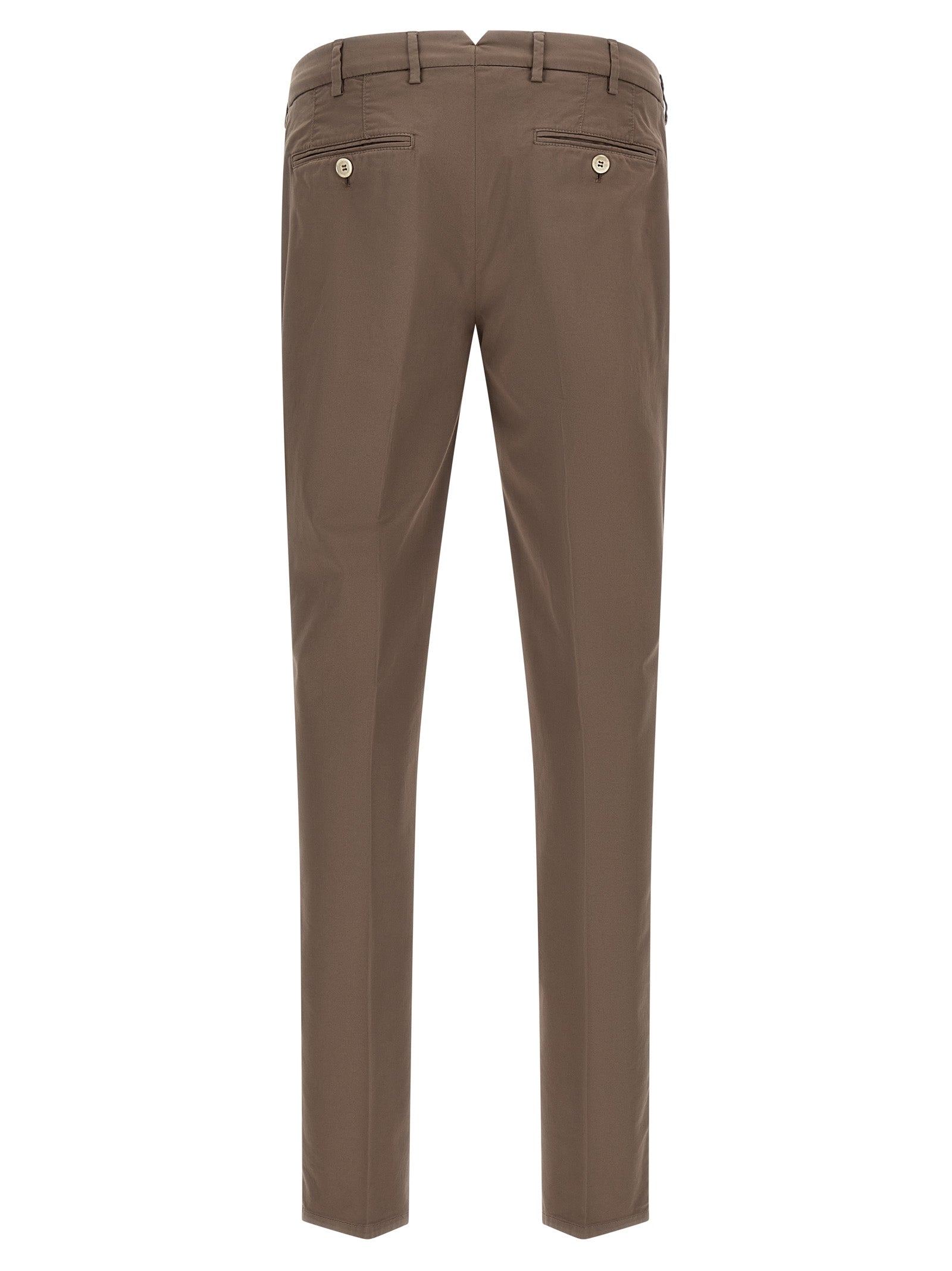 Brunello Cucinelli Beige Cotton Casual Men's Pants